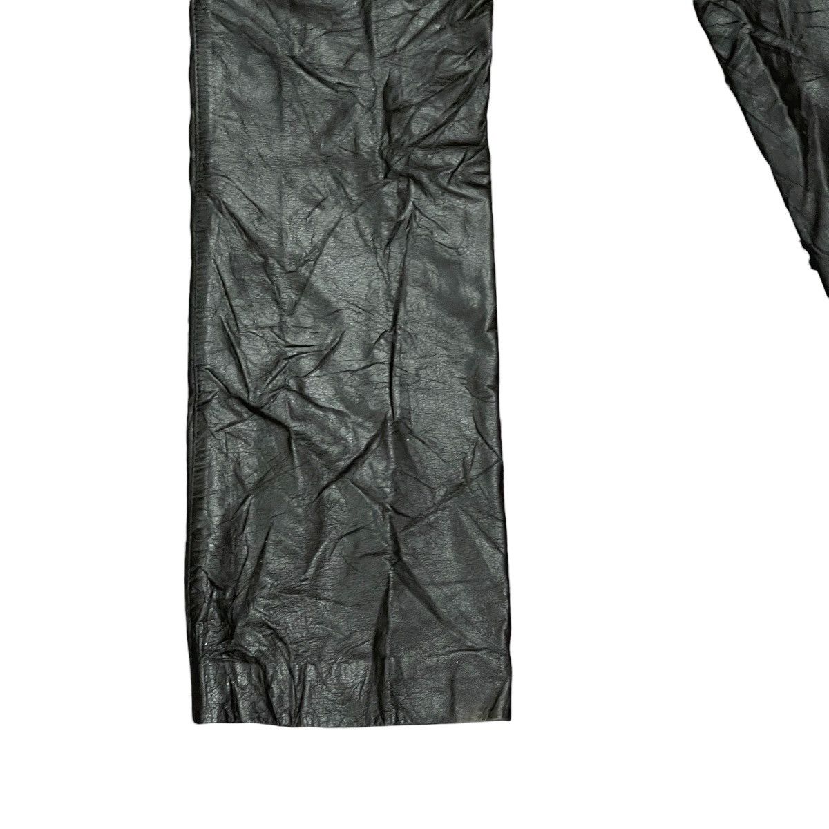 JUN MEN Vintage 90s Jun Men Genuine Cowhide Leather Pants, Size L Size US 30 / EU 46 - 10 Thumbnail