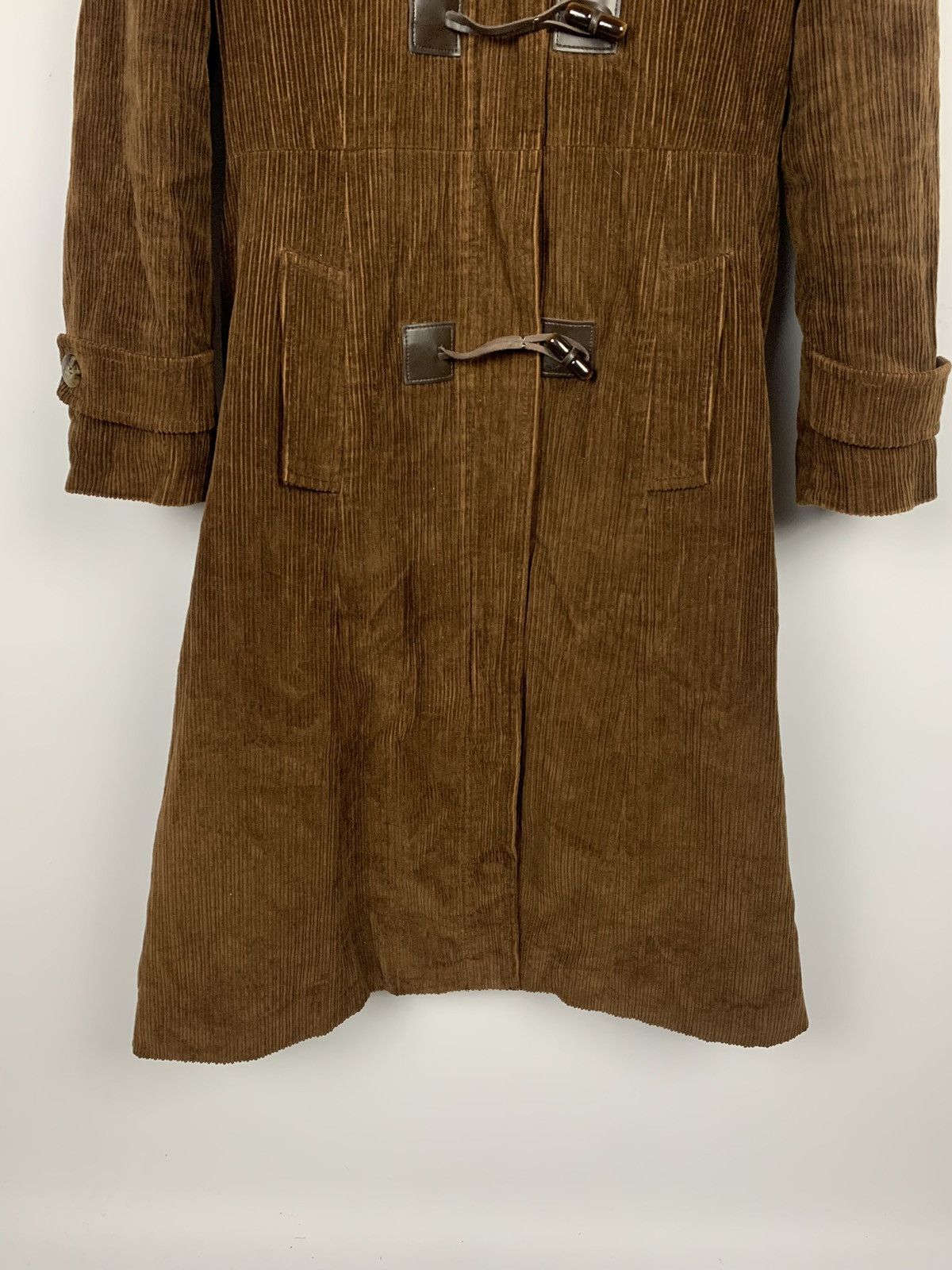 Weekend Max Mara Weekend Max Mara Velvet Duffle Coat Full Zip Hooded Size 44 Size M / US 6-8 / IT 42-44 - 3 Thumbnail