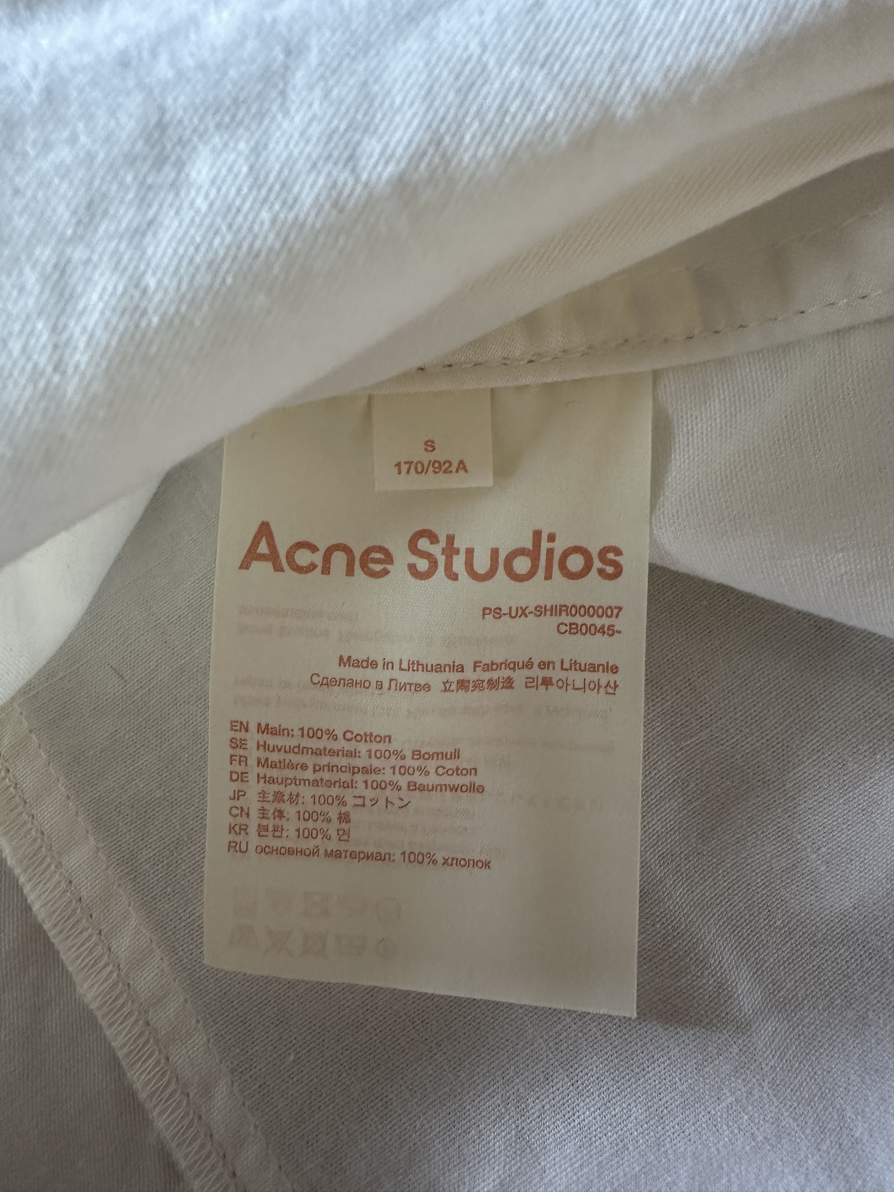 Acne Studios Acne Studios Overshirt Size US L / EU 52-54 / 3 - 6 Thumbnail