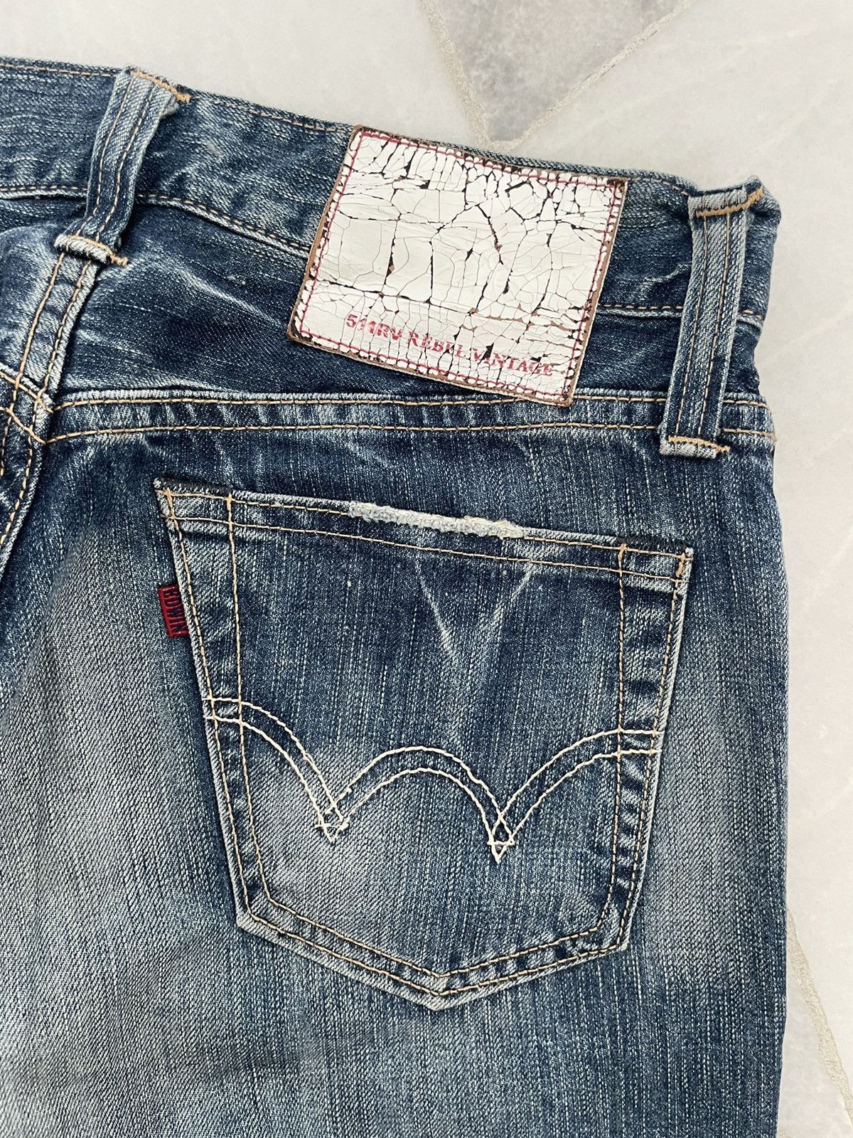 Japanese Brand RARE VINTAGE EDWIN REBEL VINTAGE FLARE JEANS Size US 30 / EU 46 - 8 Thumbnail