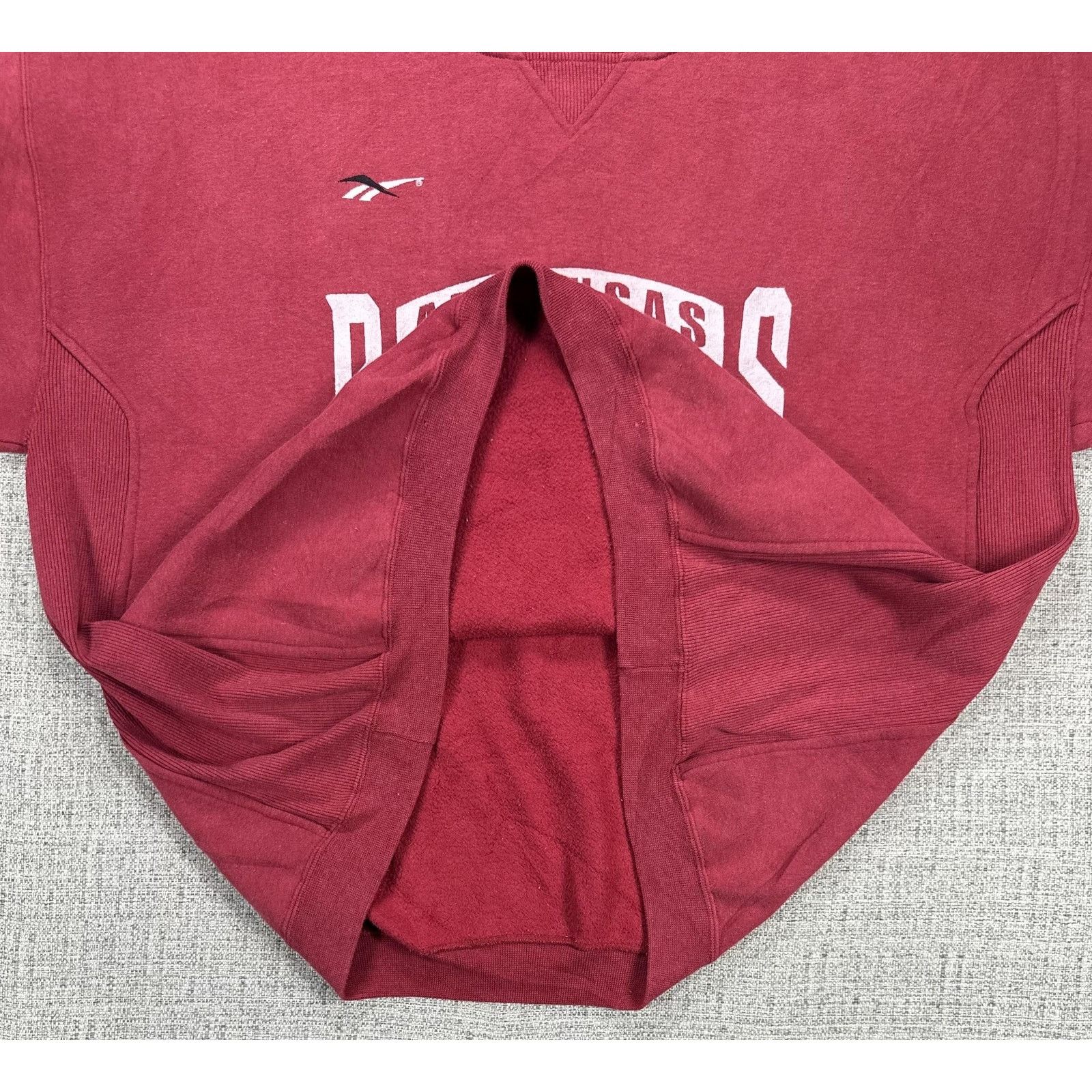 Reebok Arkansas Razorbacks Sweatshirt Mens XL Red Football Reebok Size US XL / EU 56 / 4 - 5 Thumbnail