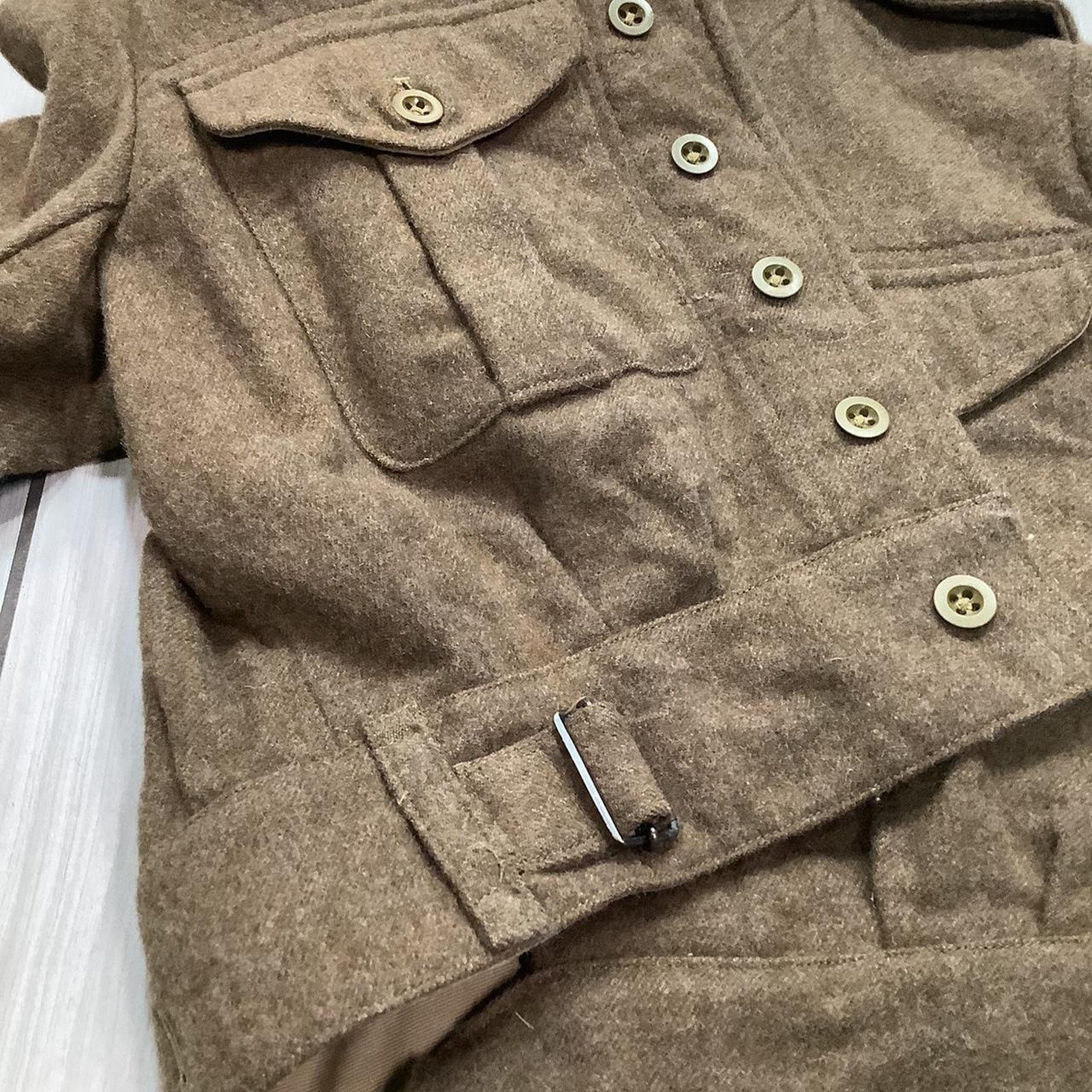 Vintage Rare vintage ww2 Canadian Army Crop Jacket Size US S / EU 44-46 / 1 - 3 Thumbnail
