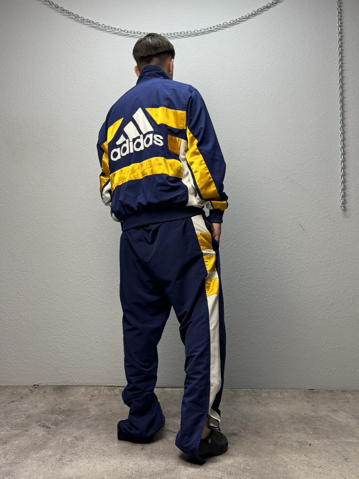 Adidas Vintage Suits Adidas Nylon Y2K streetwear 00s Nike Style Y-3 Size US L / EU 52-54 / 3 - 1 Thumbnail