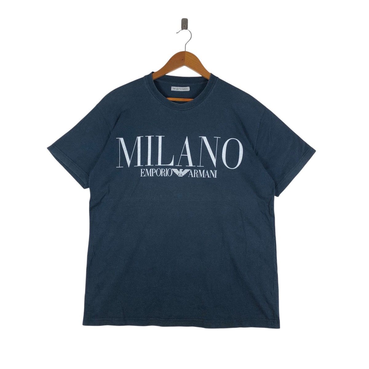 Emporio Armani EMPORIO ARMANI Milano Big Logo T Shirt Grailed