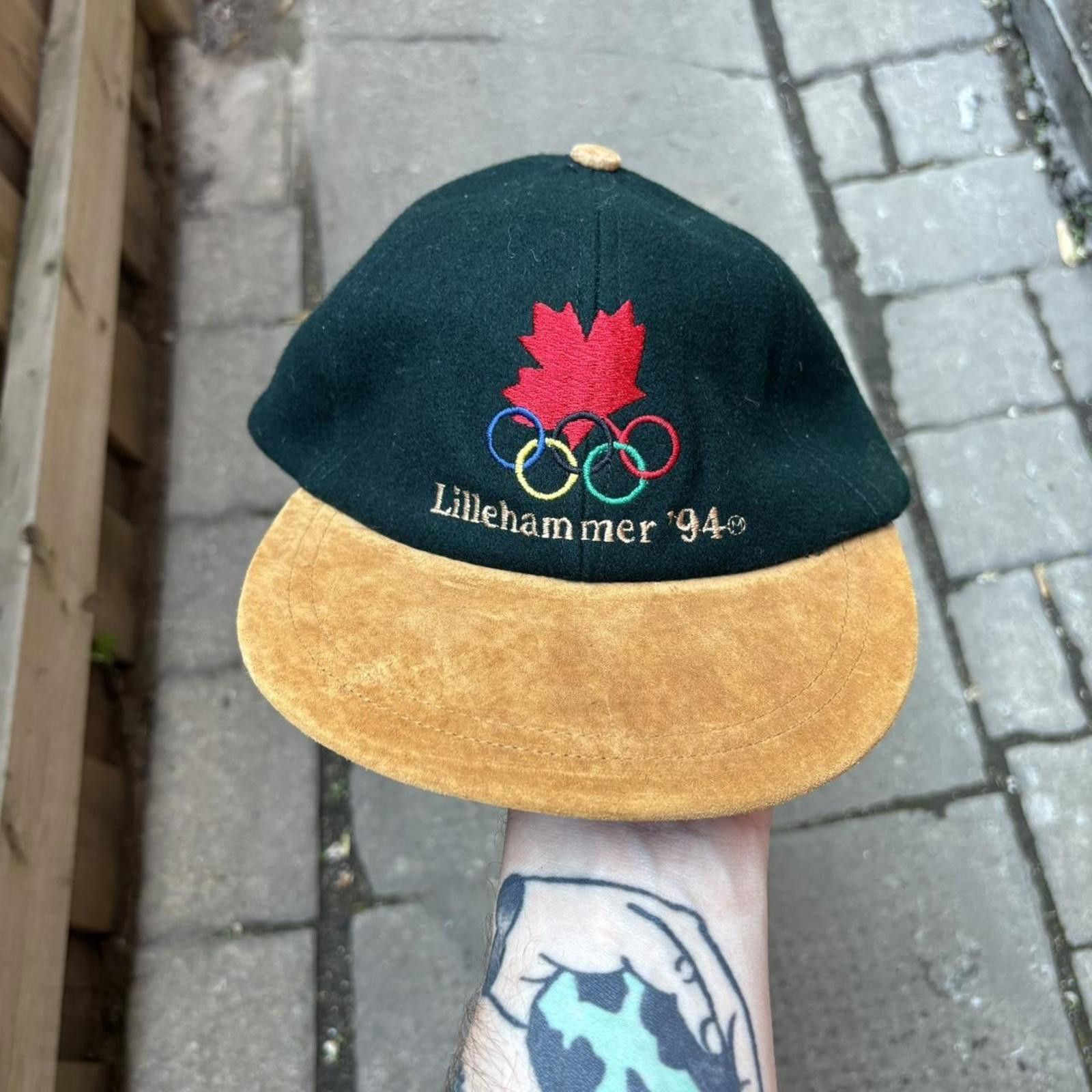 Other vintage Lillehammer 1994 olympics strap back hat Deadstock Size ONE SIZE - 1 Thumbnail