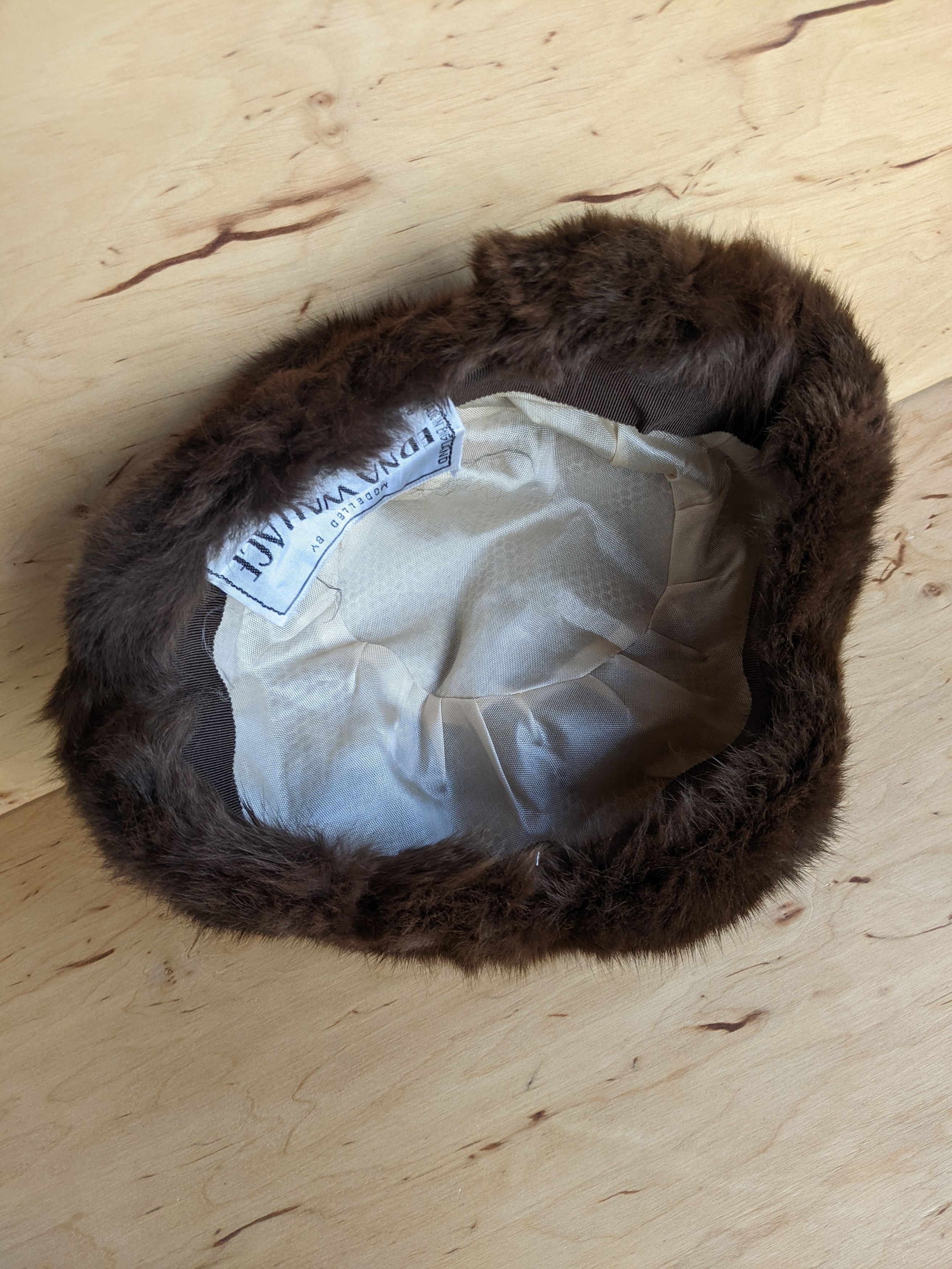 Japanese Brand Edna Wallace Vintage 70s Genuine Fur Hat Kangol Gucci Size ONE SIZE - 12 Thumbnail