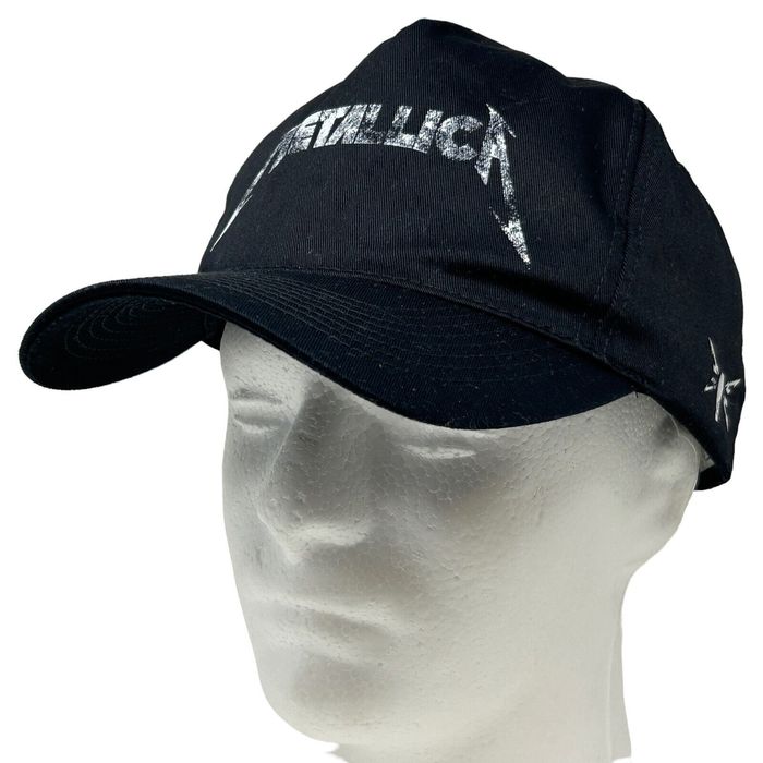 Otto Metallica Death Magnetic Snapback Hat Heavy Metal Black Cap | Grailed