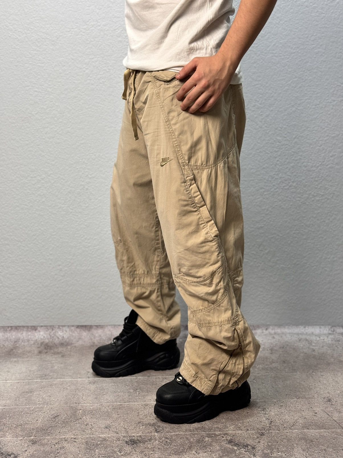 Nike × Vintage Vintage Nike Cagro Baggy Fit pants drill vintage cargo Size US 34 / EU 50 - 1 Thumbnail