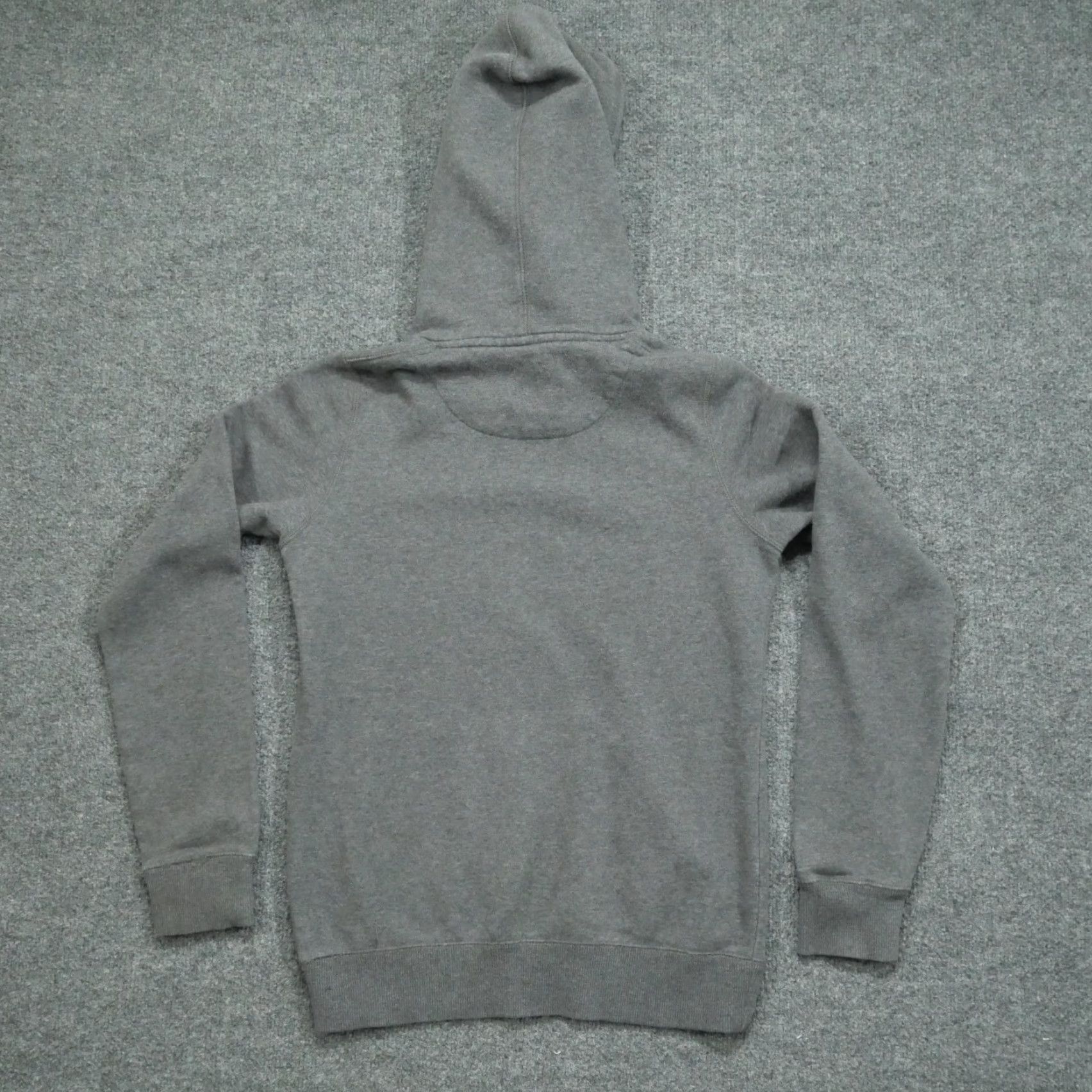 Nike VINTAGE Nike Hoodie Mens S Grey Pullover Swoosh Logo Spell Out Adult Size US S / EU 44-46 / 1 - 7 Thumbnail