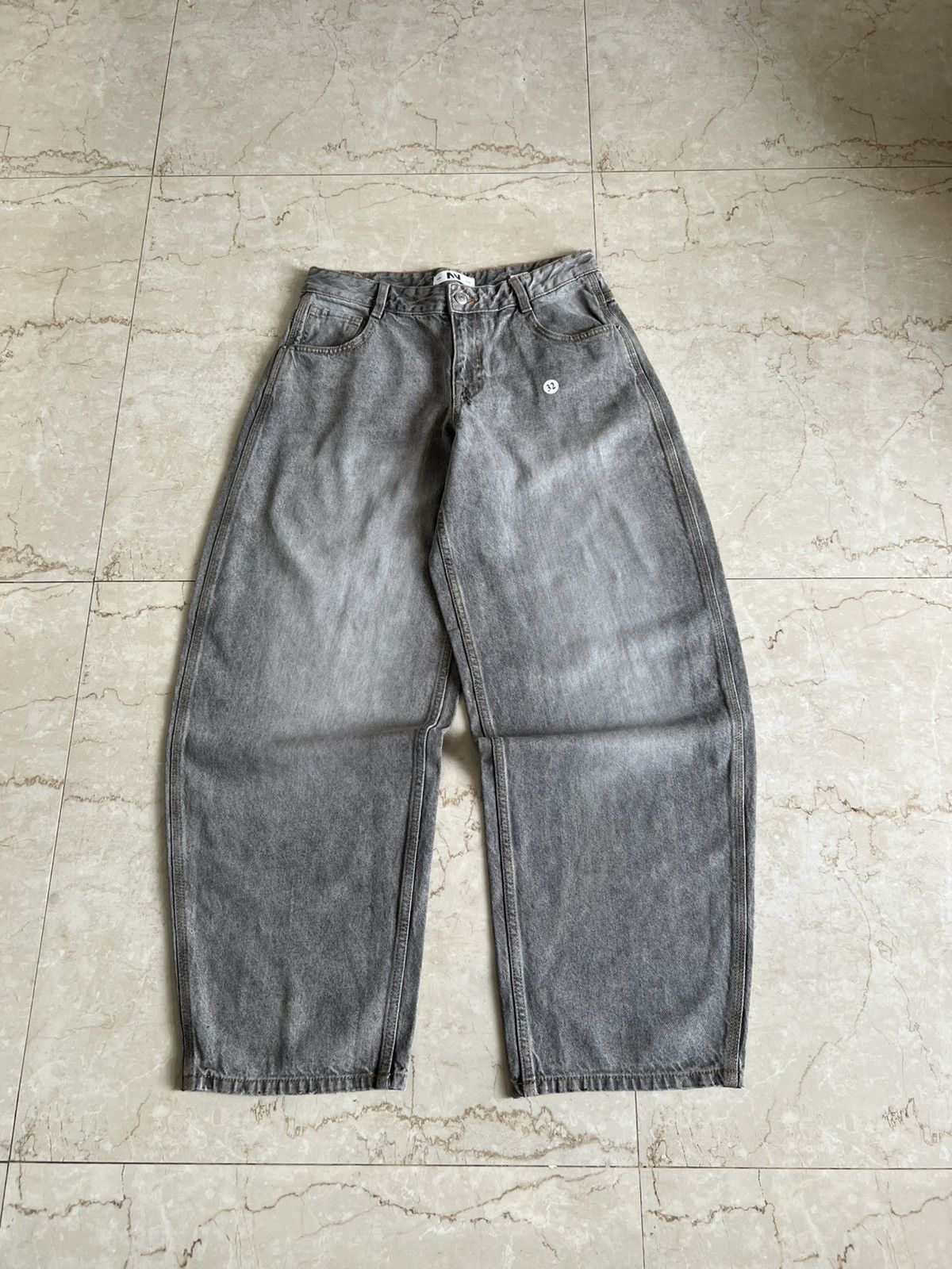 Other Grey Baggy Skater Jeans Size US 30 / EU 46 - 3 Thumbnail