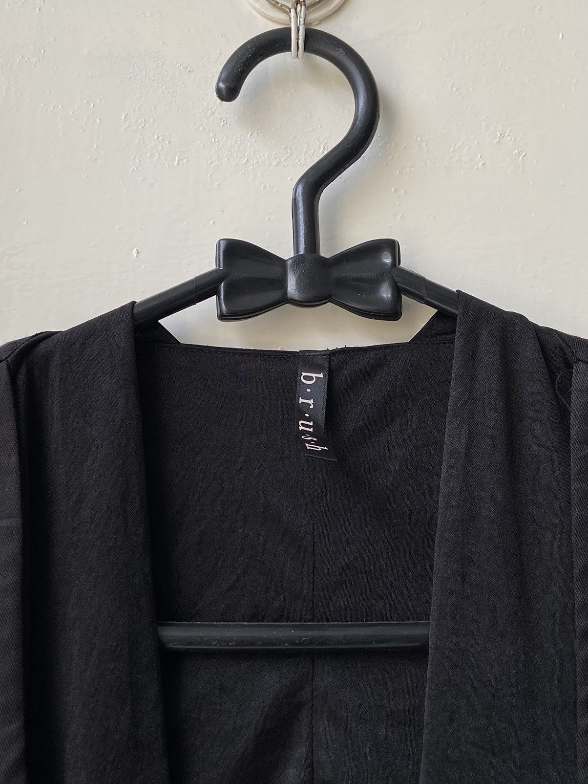 Designer × Japanese Brand B.R.U.S.H Black Vest Size US XXS / EU 40 - 13 Thumbnail