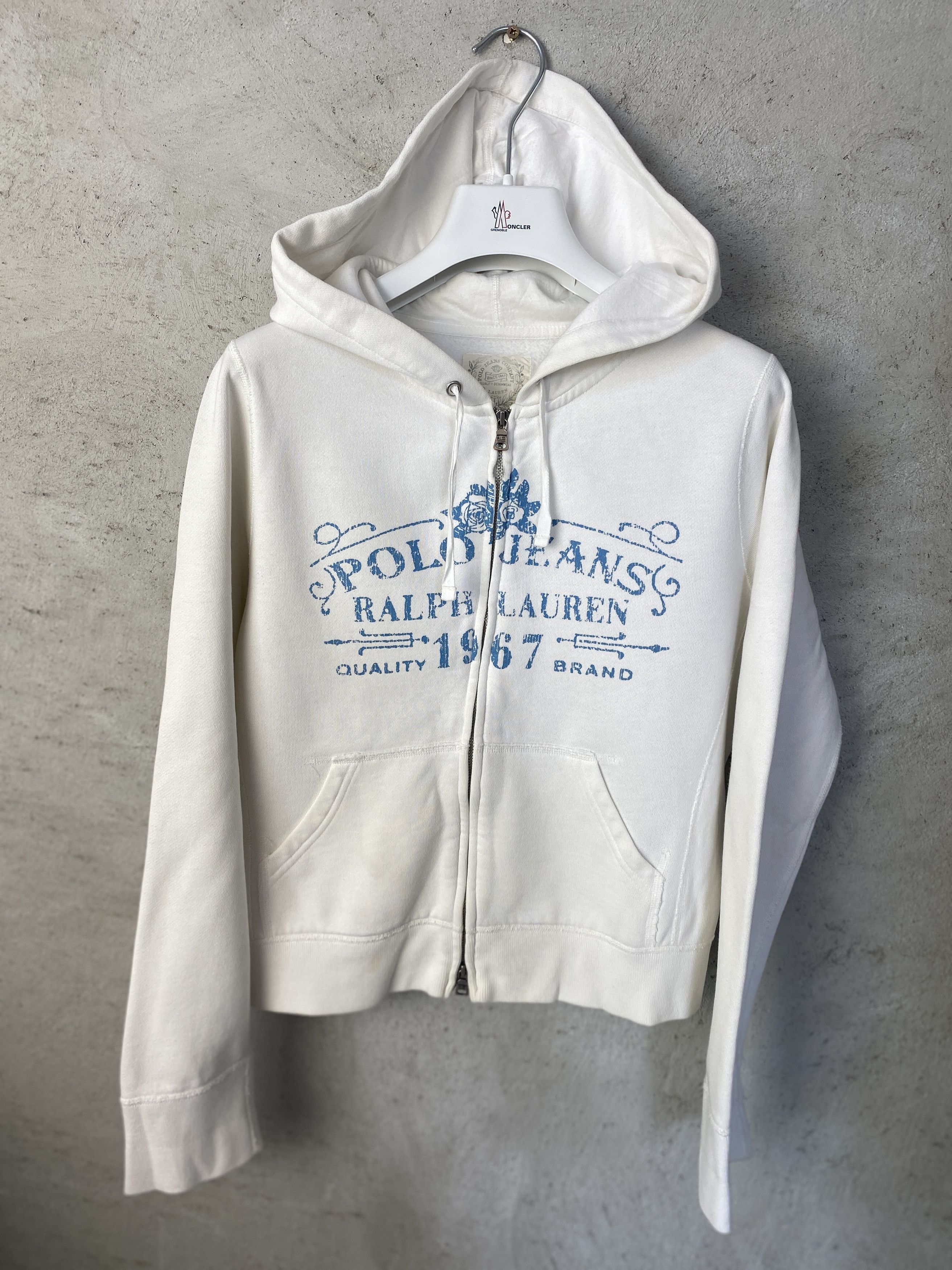 Polo Ralph Lauren × Vintage Polo Jeans Ralph Lauren zip-up hoodie y2k 00s Size M / US 6-8 / IT 42-44 - 1 Thumbnail