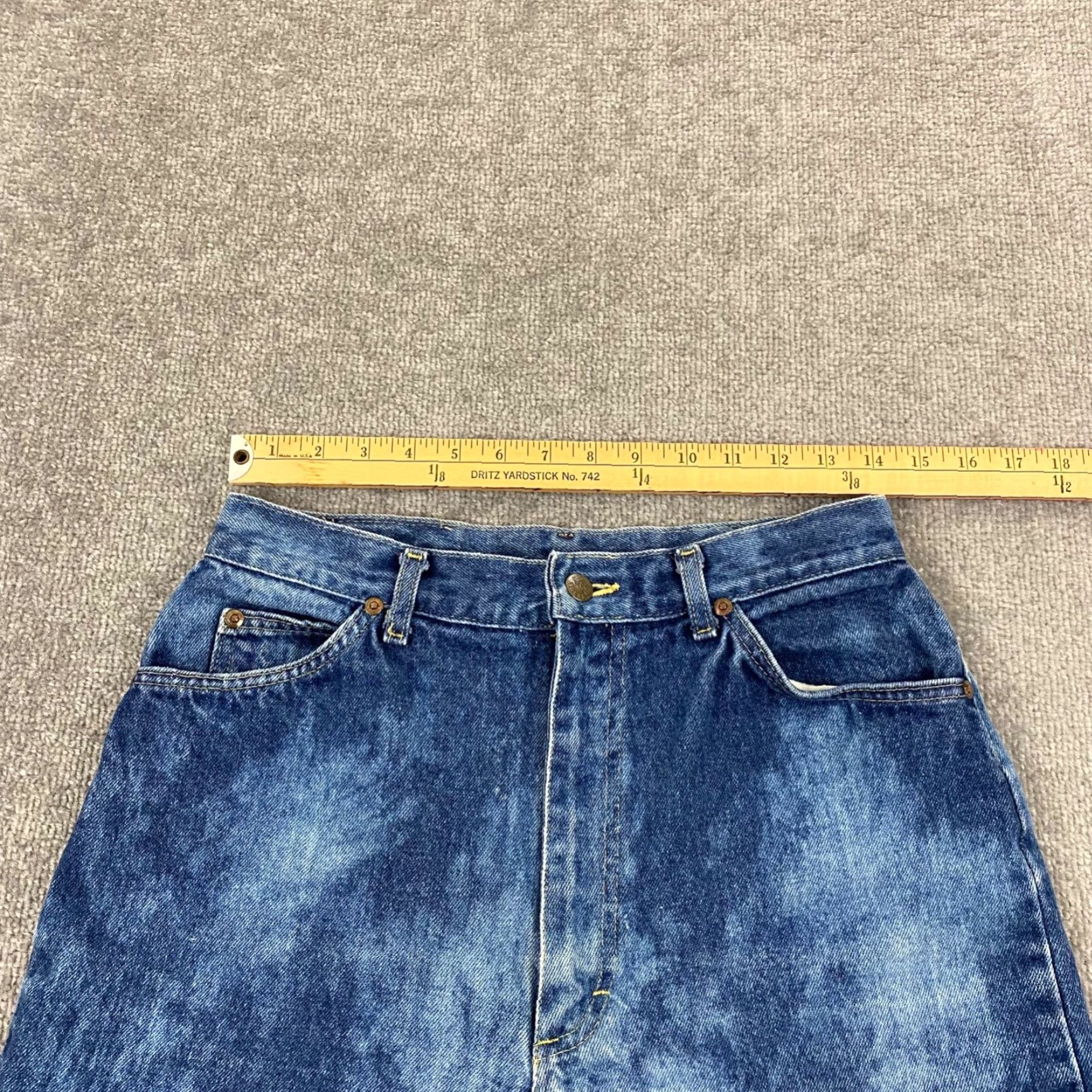 Lee VINTAGE Lee Rider Jeans Women’s Denim Pants 14 High Rise Bootcut Distressed 90s USA Size 36" / US 14 / IT 50 - 6 Thumbnail