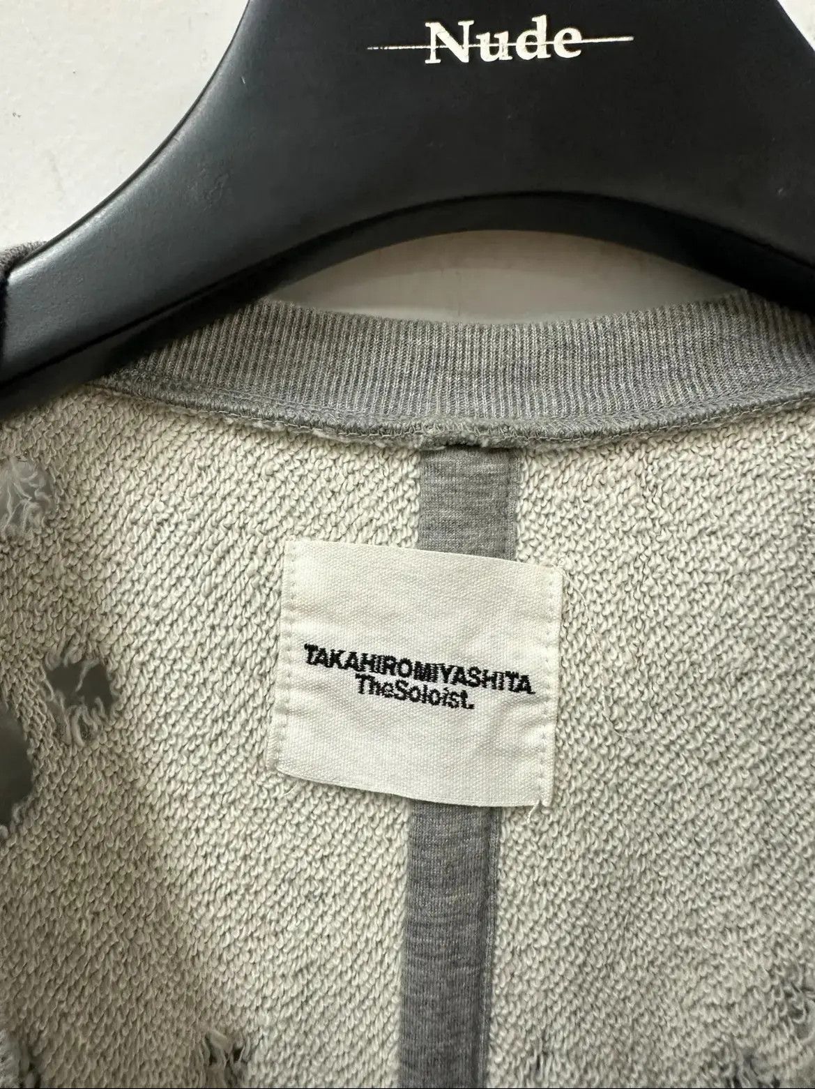 Takahiromiyashita The Soloist. Takahiromiyashita The Soloist. Distressed Sweatshirt-2507 Size US M / EU 48-50 / 2 - 5 Thumbnail