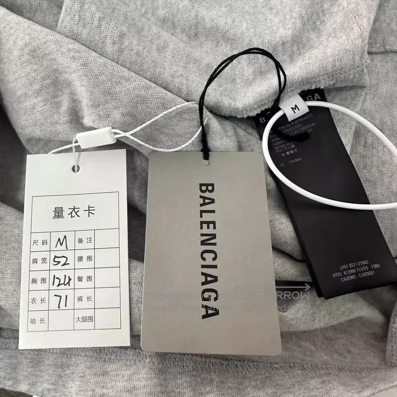 Balenciaga Balenciaga Logo Letter Print Crewneck Short Sleeve T-Shirt Size US M / EU 48-50 / 2 - 5 Thumbnail