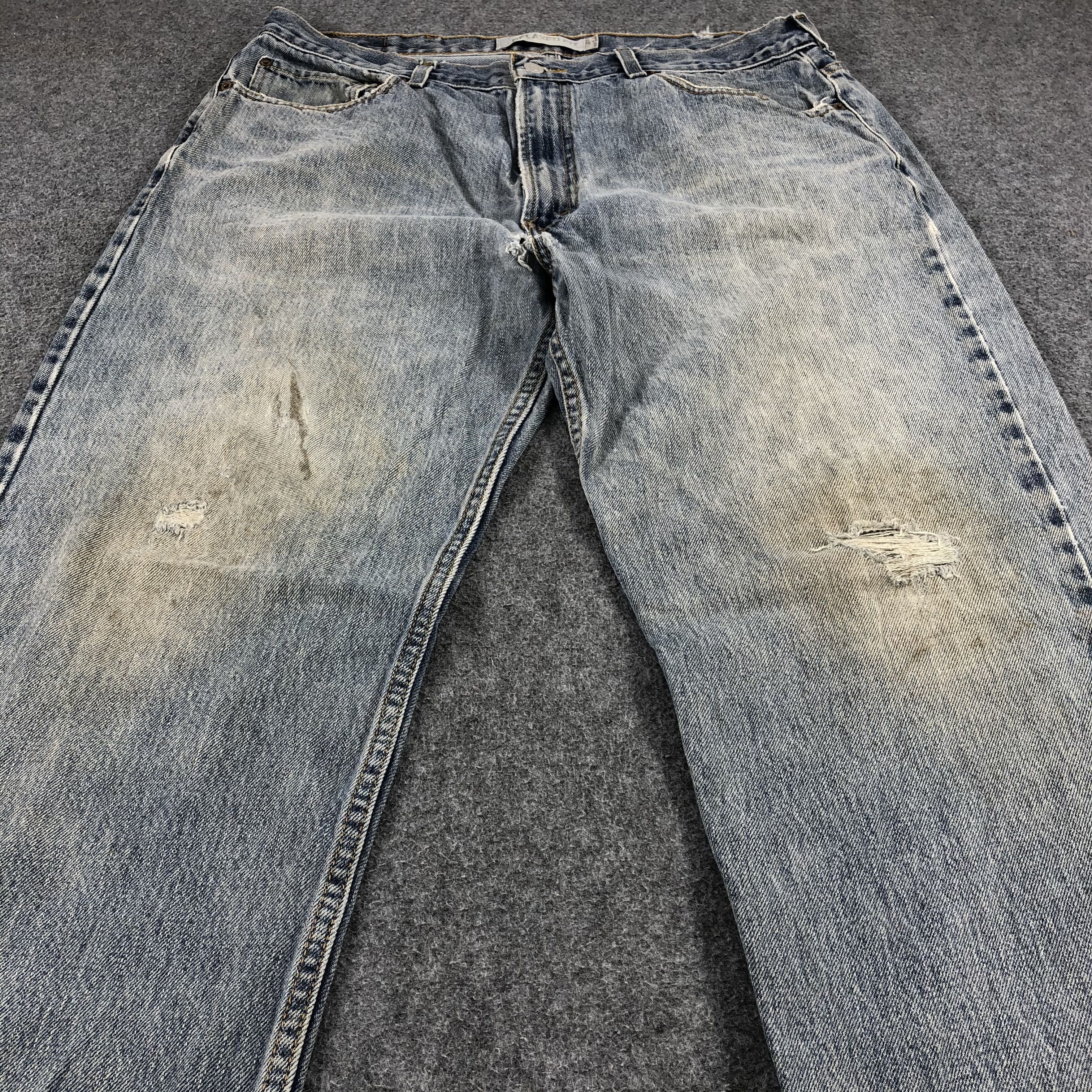 Levi's × Vintage Vintage Distress Levis 550 Jeans-JM1051 Size US 37 - 3 Thumbnail
