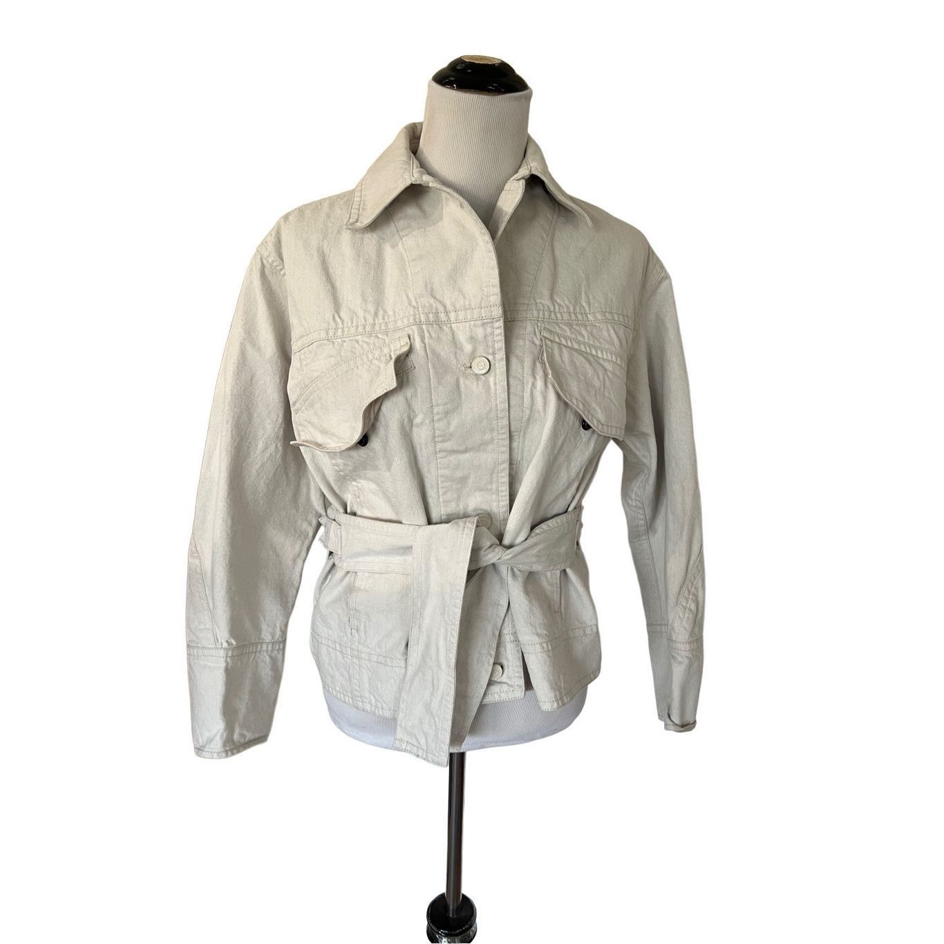Vince Vince Denim Utility Jacket belted size M Size M / US 6-8 / IT 42-44 - 4 Thumbnail