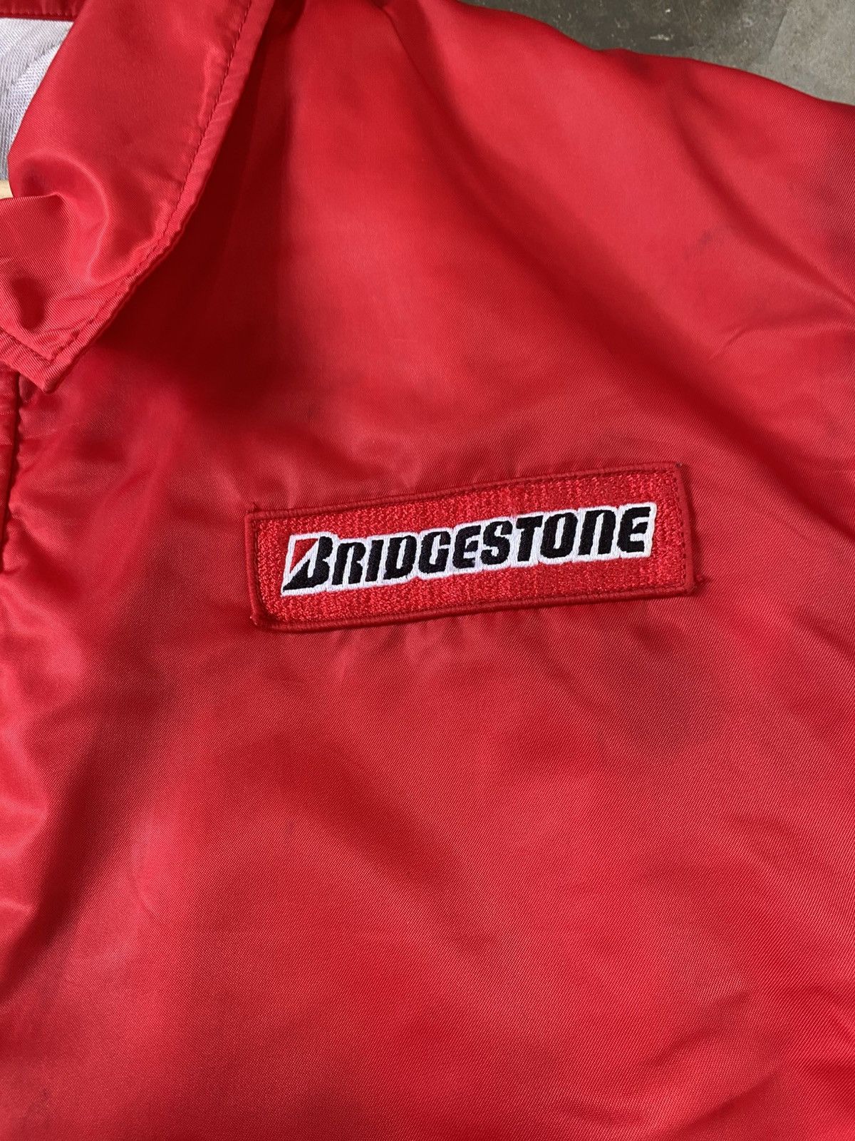 ICON Motorsports Vintage 90s Bridgeston Racing Motorsports Bomber Jacket Size US XL / EU 56 / 4 - 9 Thumbnail
