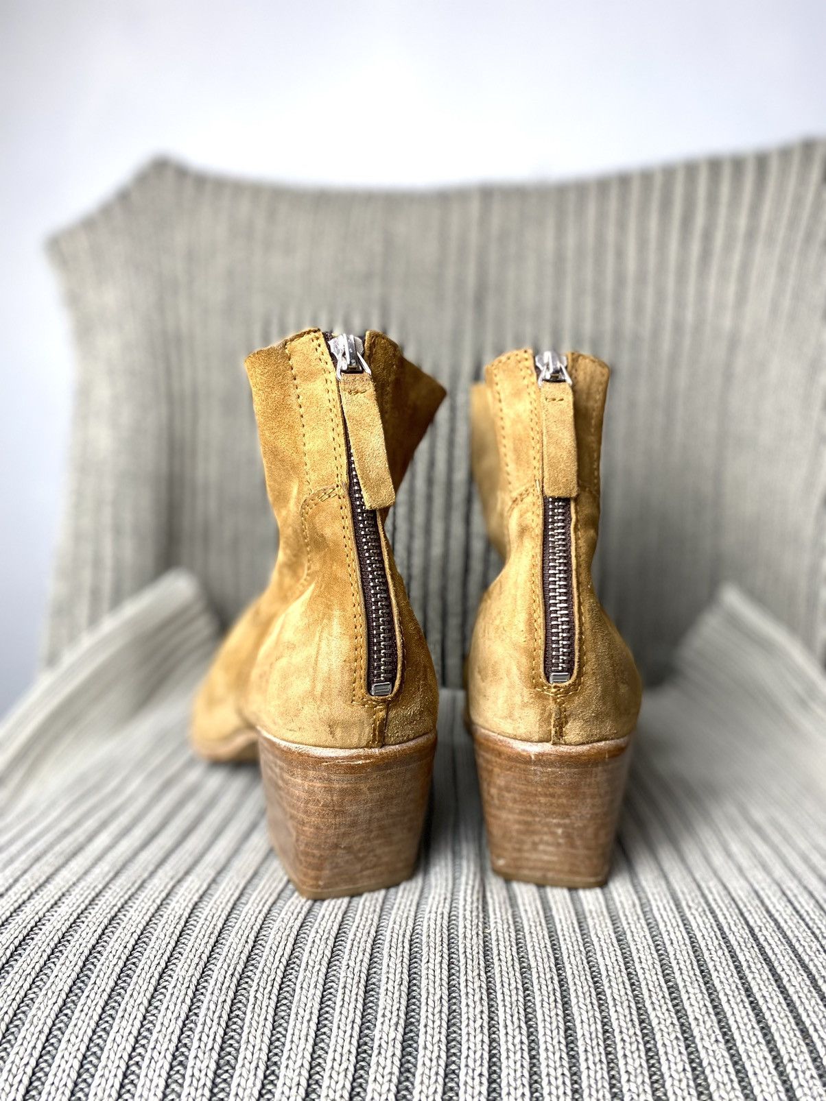 Cowboy Equipment Rare! Vintage Moma Suede Boots Cowboy Avant Garde Size US 7 / IT 37 - 6 Thumbnail