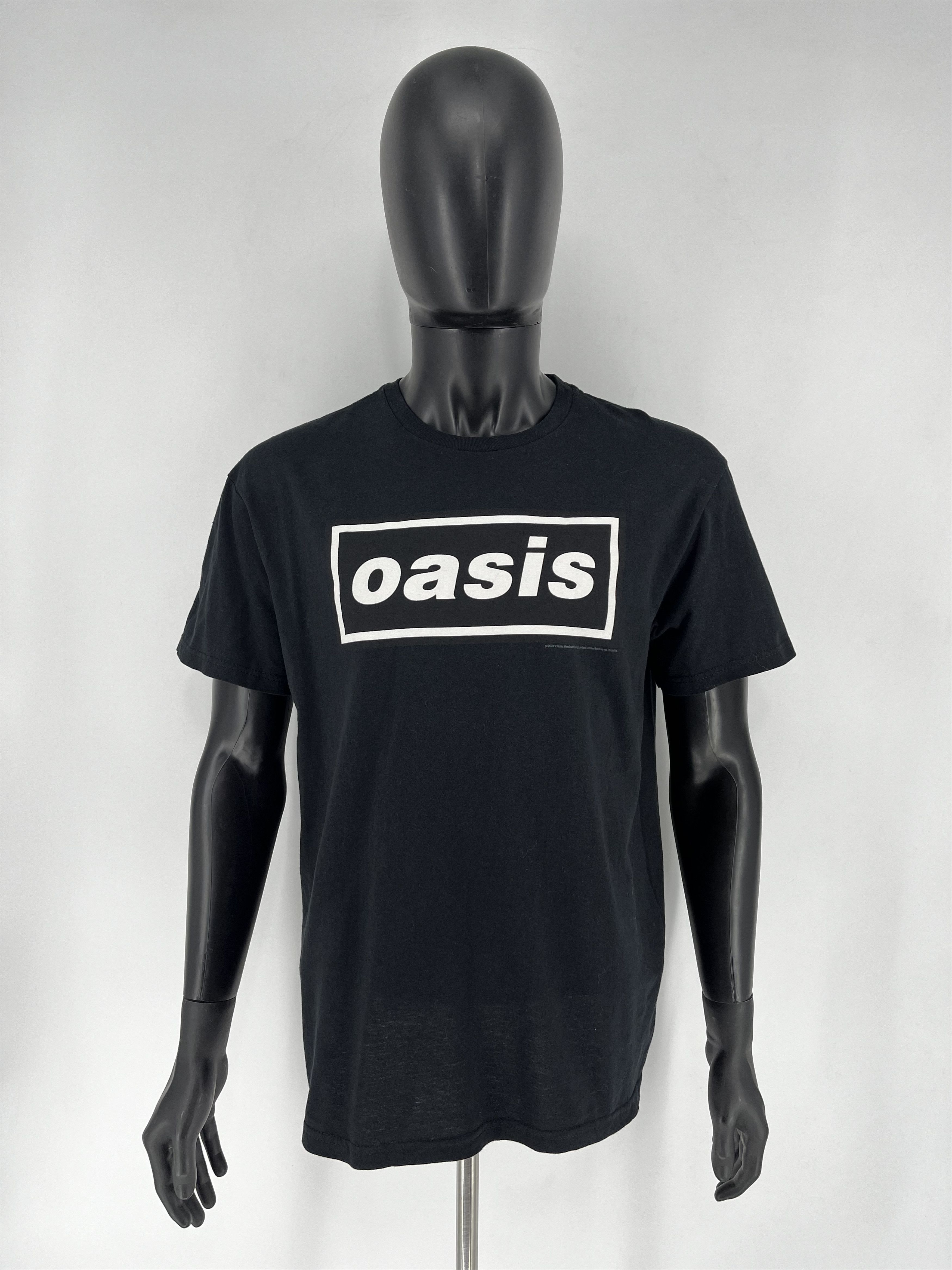 Band Tees Vintage Oasis 2022 Y2K Box Logo Sky White T Shirt Size US L / EU 52-54 / 3 - 2 Thumbnail