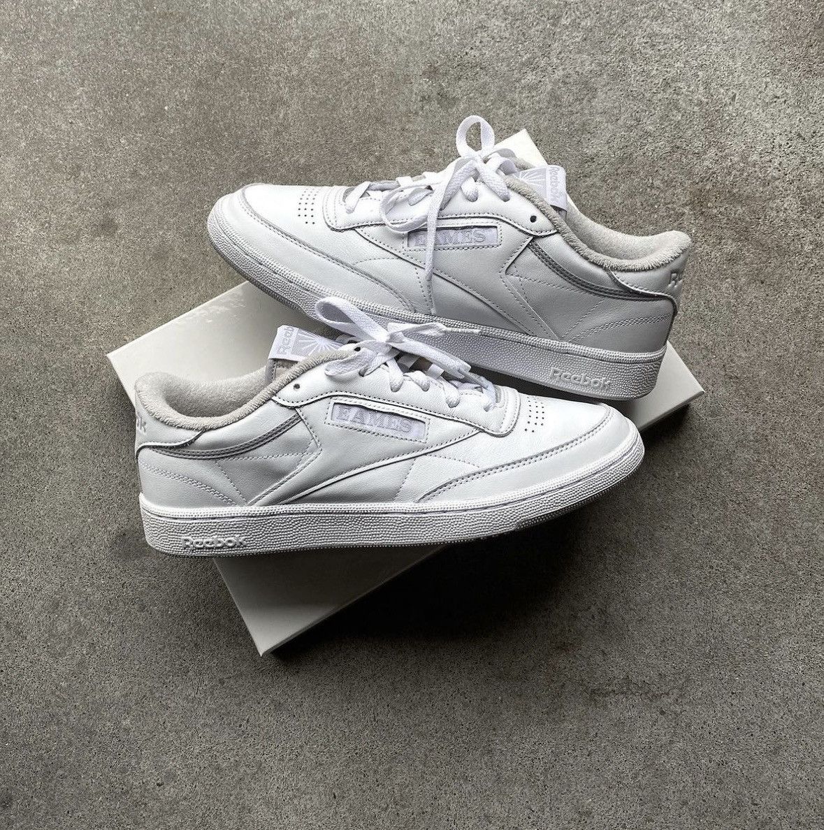 image of Eames Office X Club C 85 Monotone Pack - White Shoes, Men's (Size 10)
