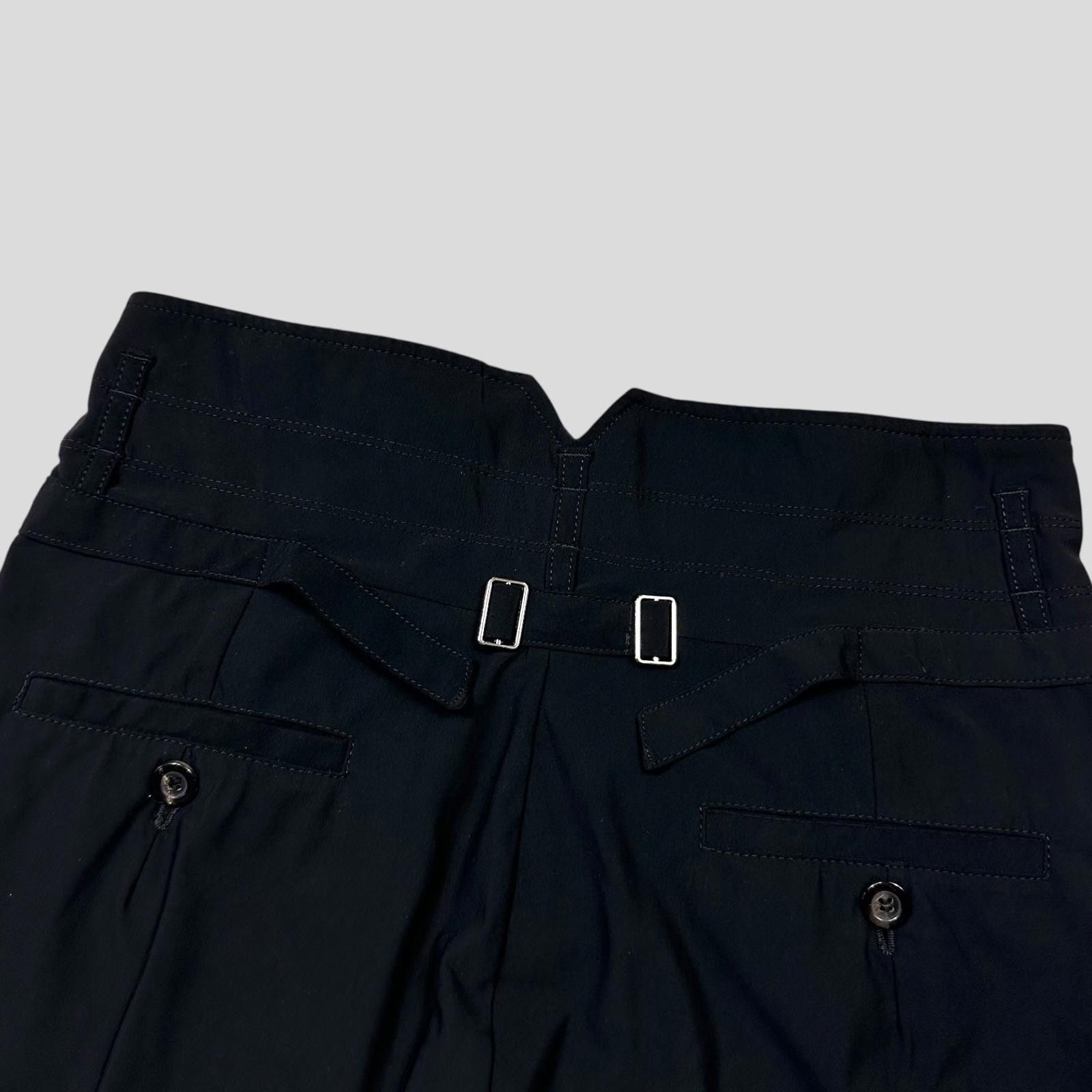 Marithe + Francois Girbaud M+FG 00’s Rayon Silk Belted Skirt with Pleats - IT42 UK8-10 Size 28" / US 6 / IT 42 - 4 Thumbnail