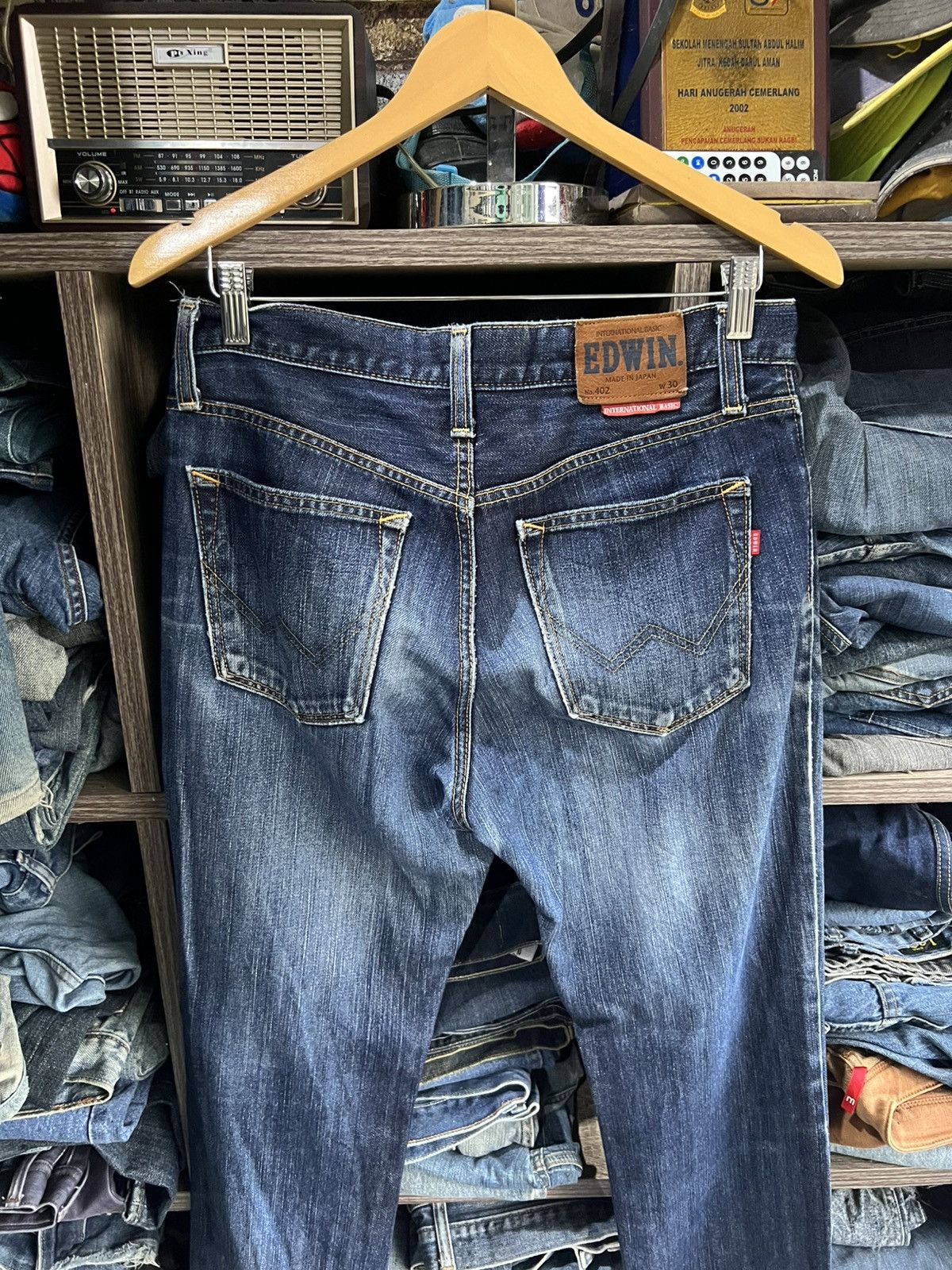 Edwin 🔥Vintage Edwin 402 Distressed Denim Size US 32 / EU 48 - 13 Thumbnail