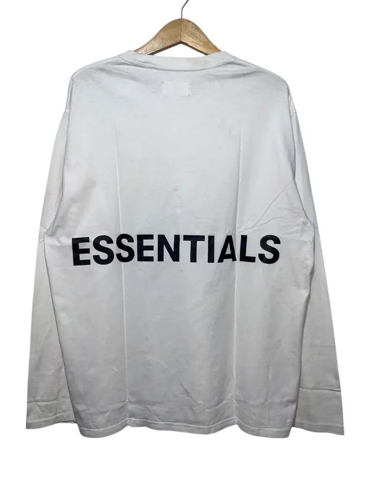 Fear of God Essentials Fear Of God back script oversized longsleeve Size US M / EU 48-50 / 2 - 1 Thumbnail