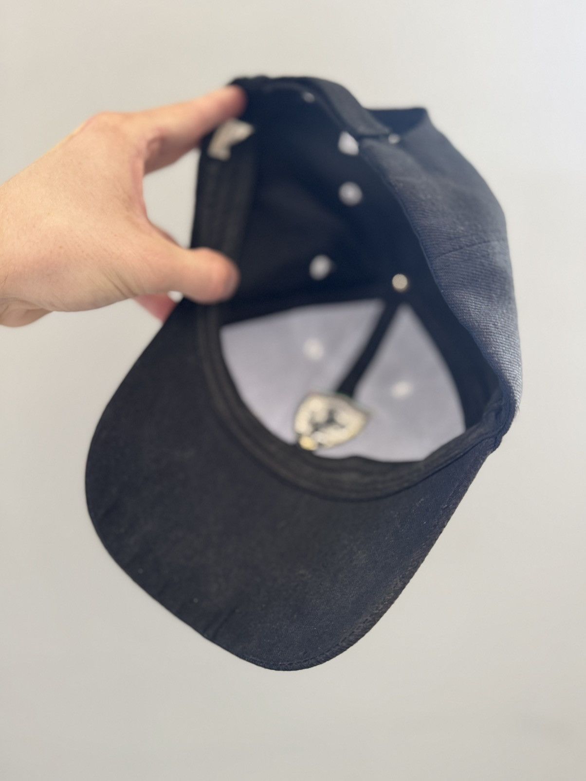Ferrari Vintage Ferrari Racing Formula One Black Hype Hat Cap Size ONE SIZE - 4 Thumbnail