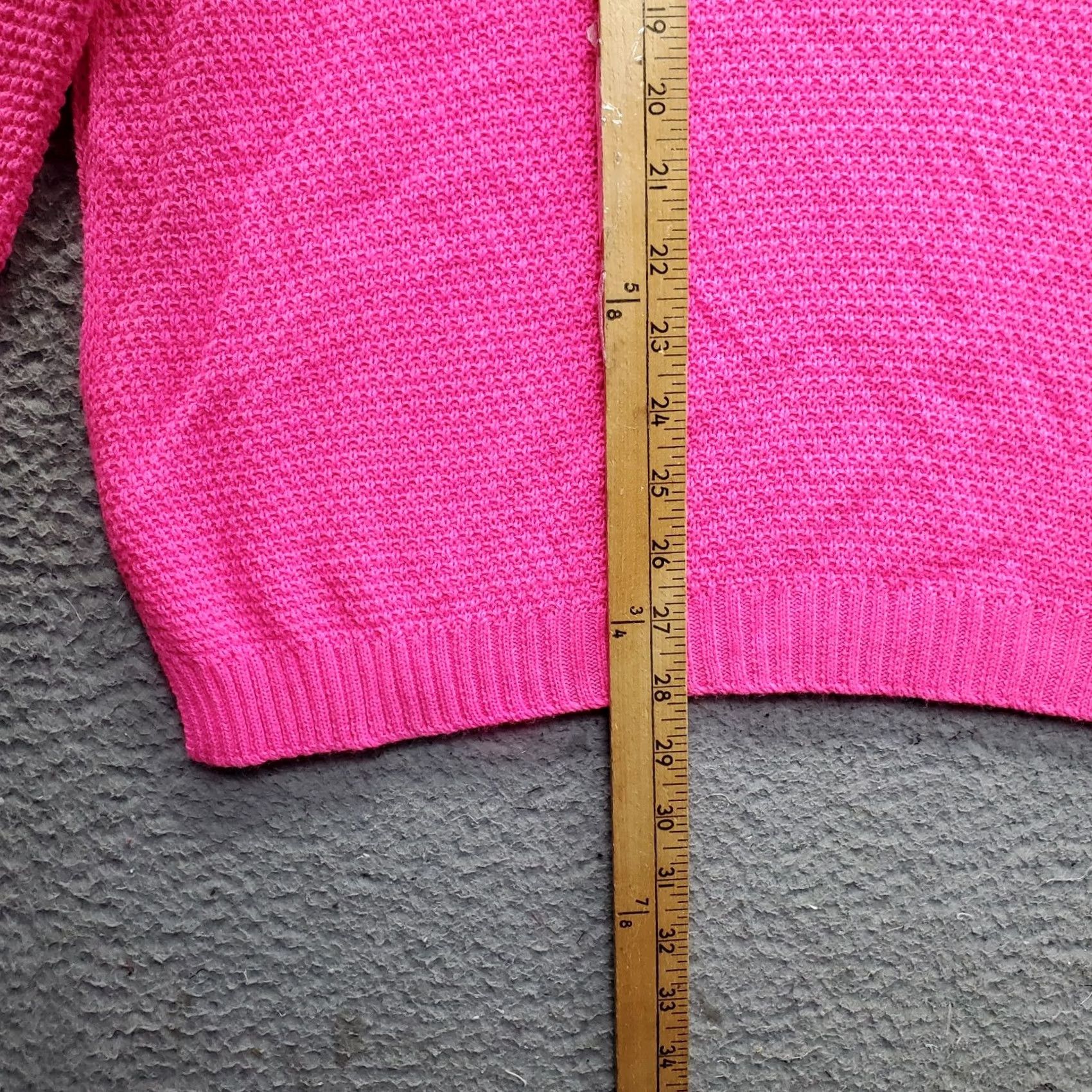 Boohoo Boohoo Pink Tunic Sweater Womens 14 Long Sleeve Pullover Moss Stitch Knit Crew Neck Casual Shirt Women Size XL / US 12-14 / IT 48-50 - 4 Thumbnail