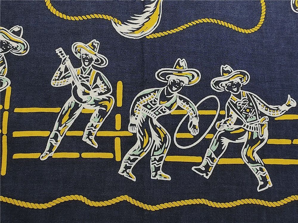 RRL Ralph Lauren RRL INDIGO Bandana COTTON Scarf handkerchief Size ONE SIZE - 11 Thumbnail