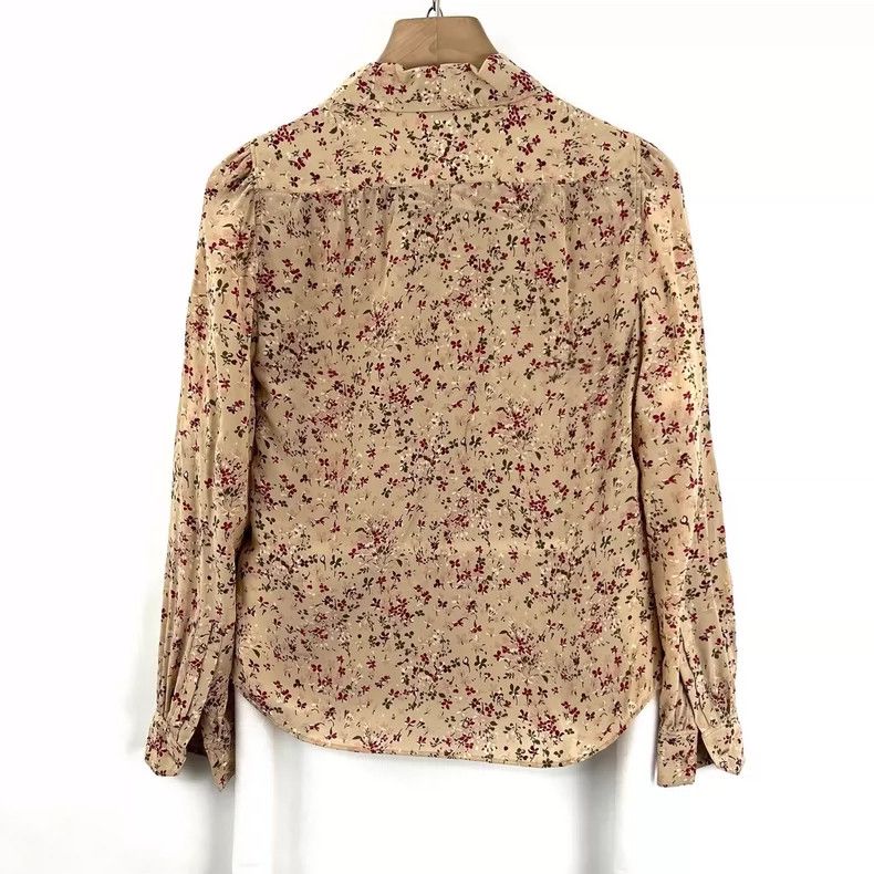 Saint Laurent Paris Saint Laurent ParisFloral Silk Shirt 2504-Nextarrow Size XS / US 0-2 / IT 36-38 - 3 Thumbnail