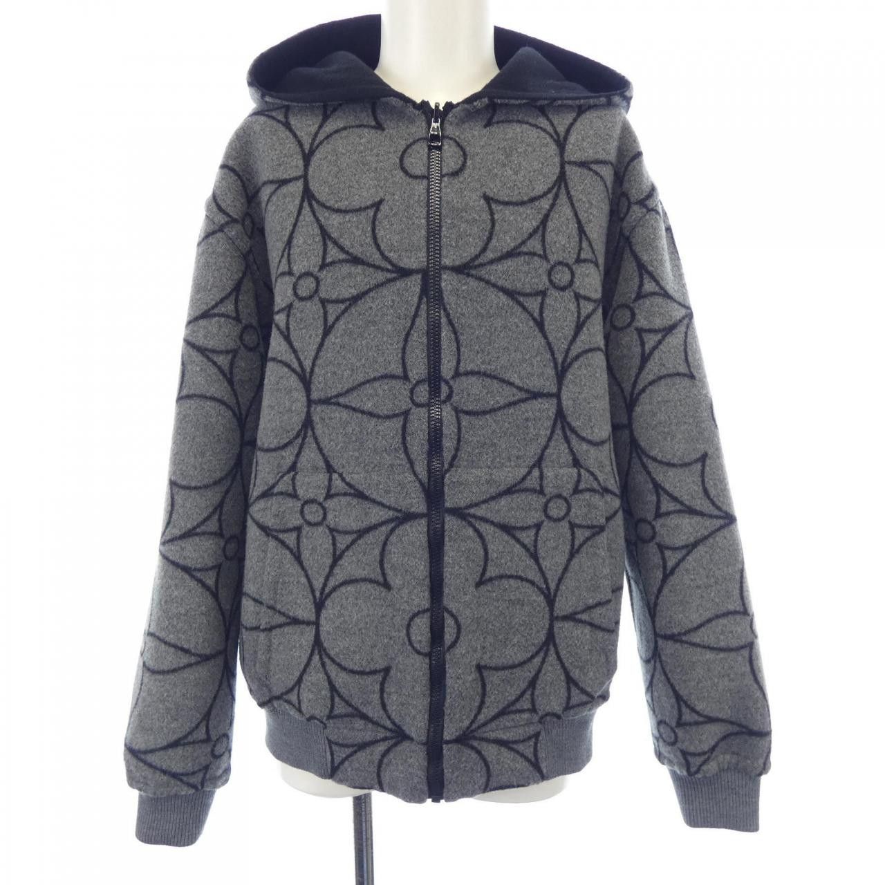 Louis Vuitton Louis Vuitton Louis Vuitton Reversible Double Face Wool Hooded Blouson Others Outerwear HQB52EZQG DUTY FREE for USA Size ONE SIZE - 1 Thumbnail