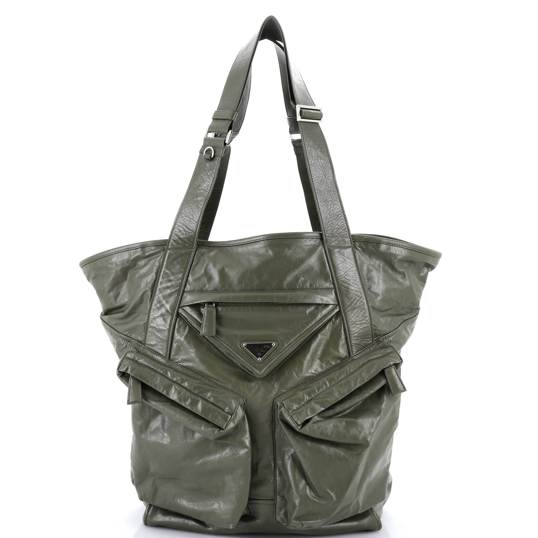 Prada Triple Front Pocket Tote Size ONE SIZE - 1 Thumbnail