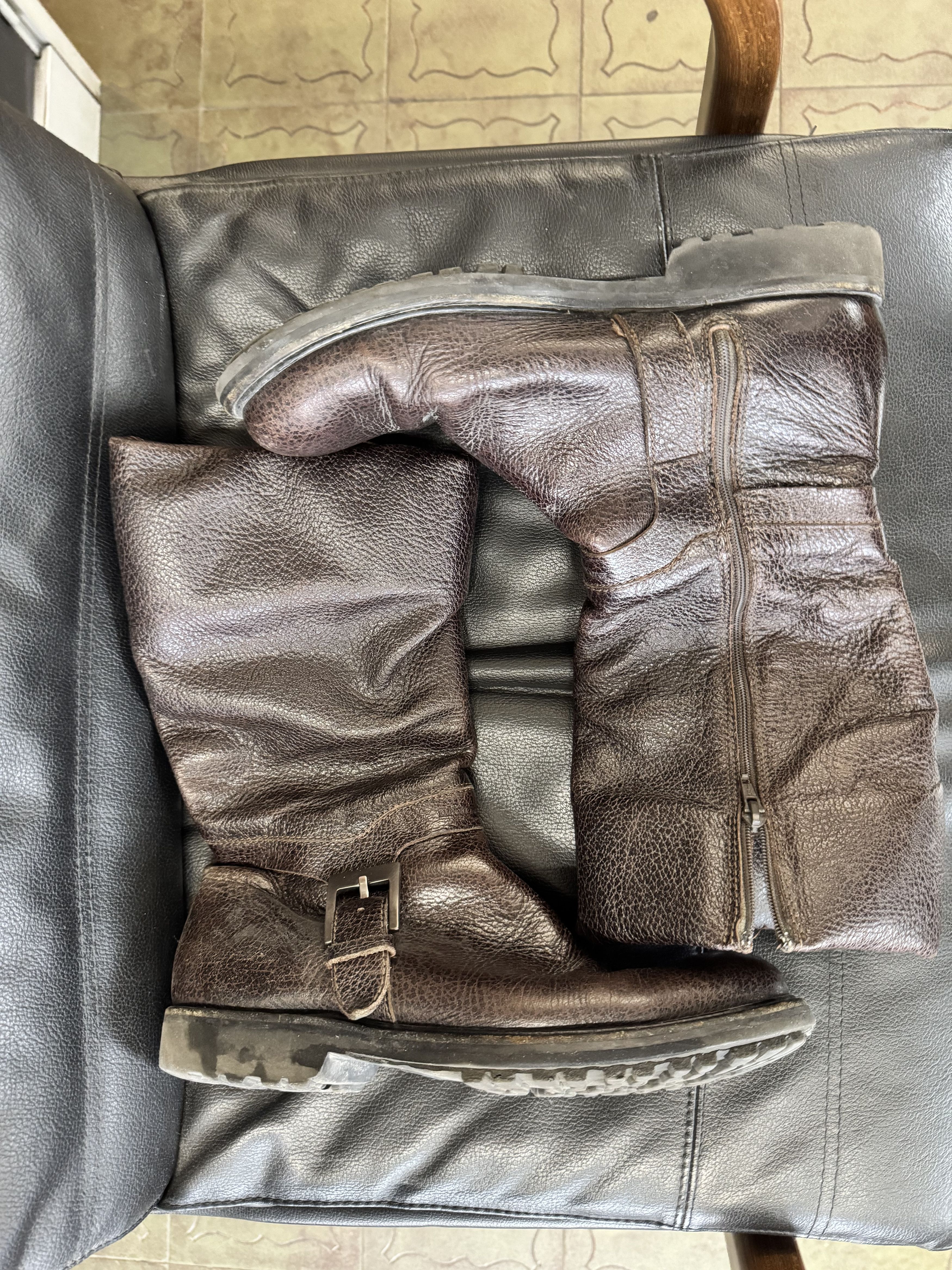 Emporio Armani Boots with buckle and fur lining Size US 9.5 / EU 42-43 - 6 Thumbnail