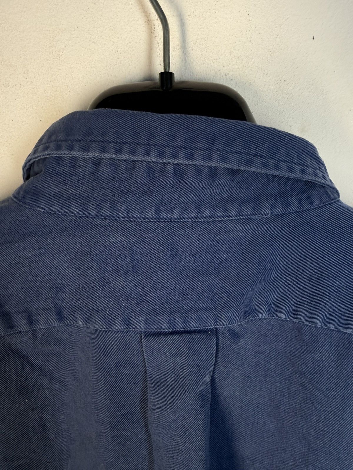 Yves Saint Laurent Blue YSL Shirt Heavy Cotton Vintage Yves Saint Laurent Dress Size US XL / EU 56 / 4 - 17 Thumbnail
