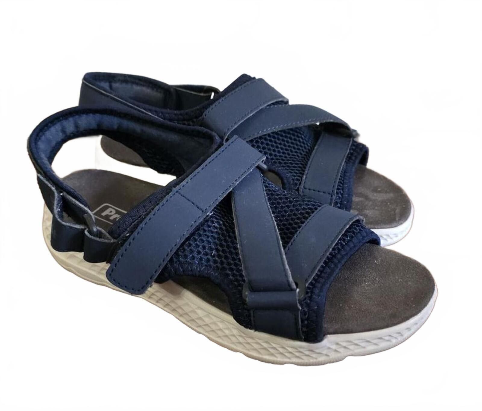 Proleta Re Art Propét Navy Blue Mesh and Leather Sport Sandals W7 Size US 7 / IT 37 - 2 Thumbnail