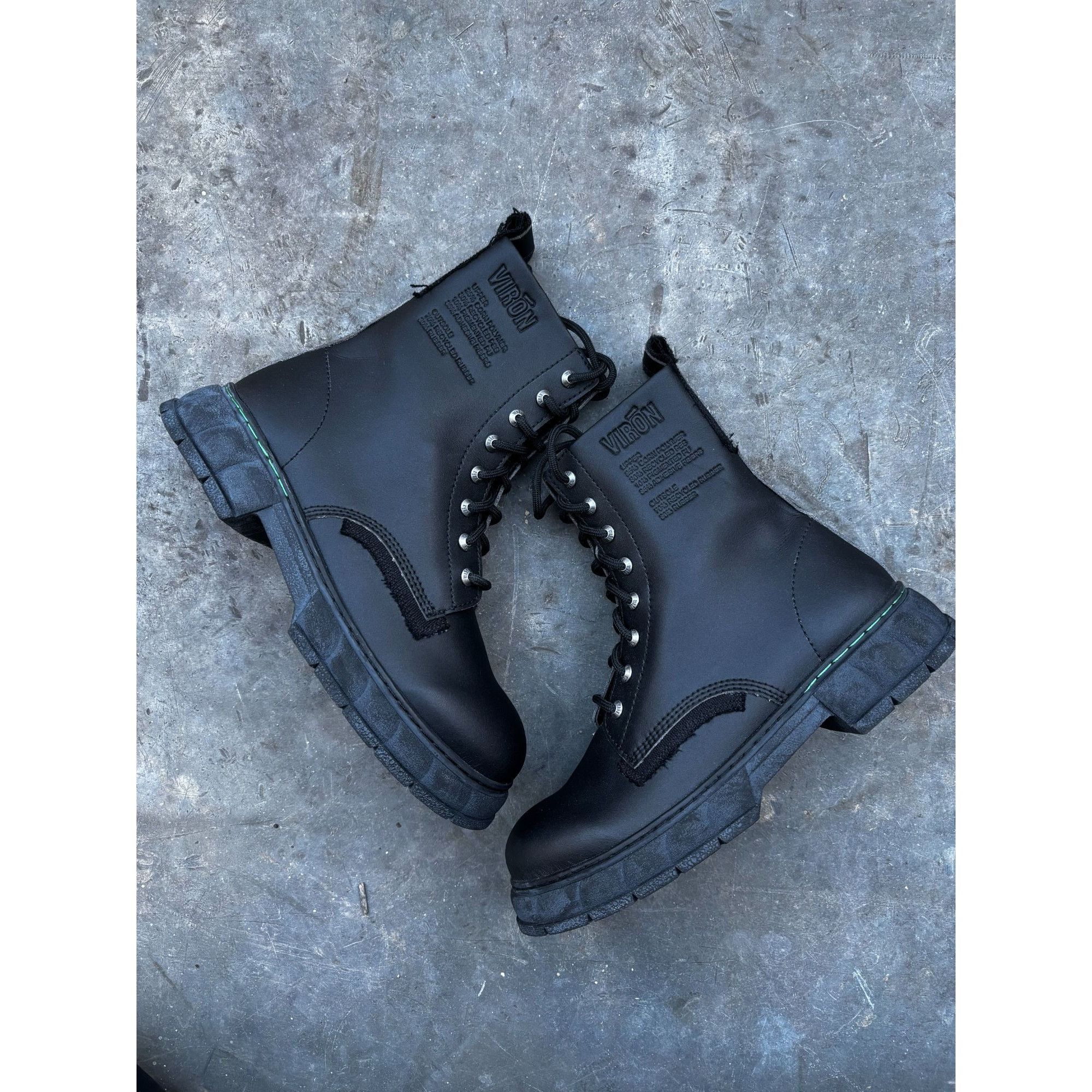 VIRON Viron 1992 Sustainable Black Combat Boots Size 39 Brand New Size US 9 / IT 39 - 5 Thumbnail