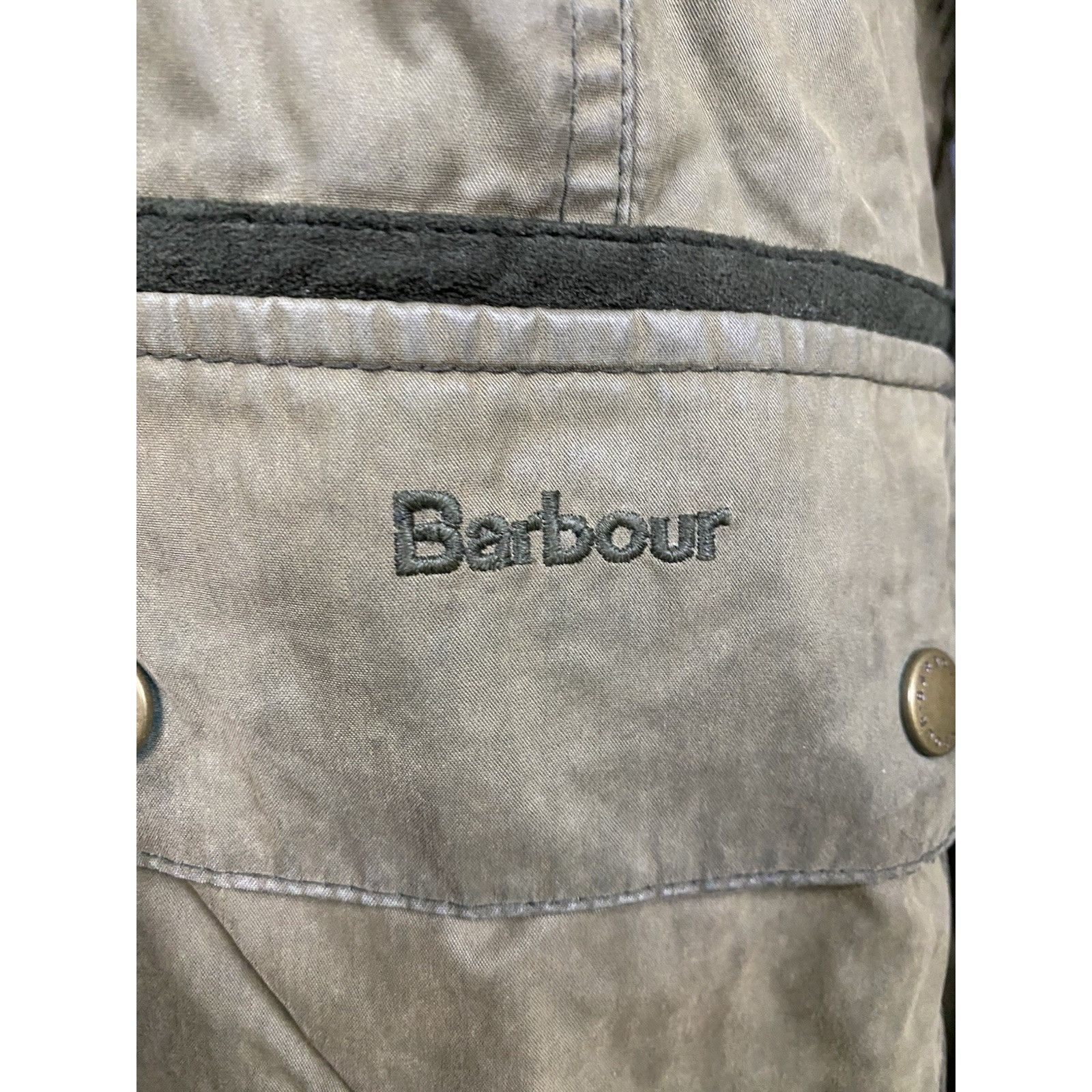 Barbour Barbour Brittania Green Waxed Winter Insulated Parka Jacket Size M / US 6-8 / IT 42-44 - 15 Thumbnail
