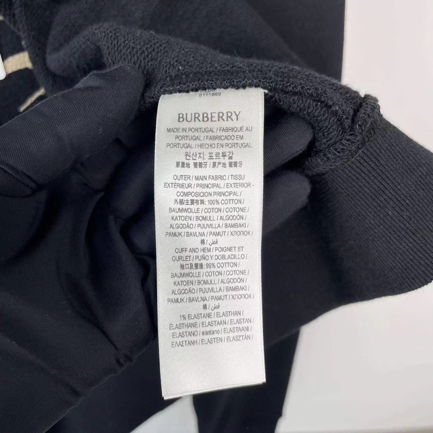 Burberry Burberry Black Horseferry Hoodie & Pants Set L/S Size L / US 10 / IT 46 - 3 Thumbnail
