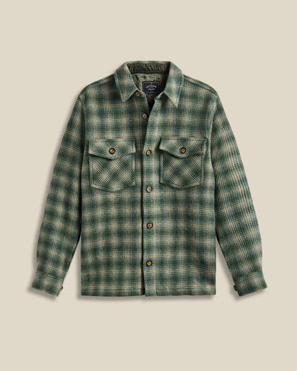 Portuguese Flannel Portugese Flannel Waffle Overshirt - Green Size US L / EU 52-54 / 3 - 1 Thumbnail