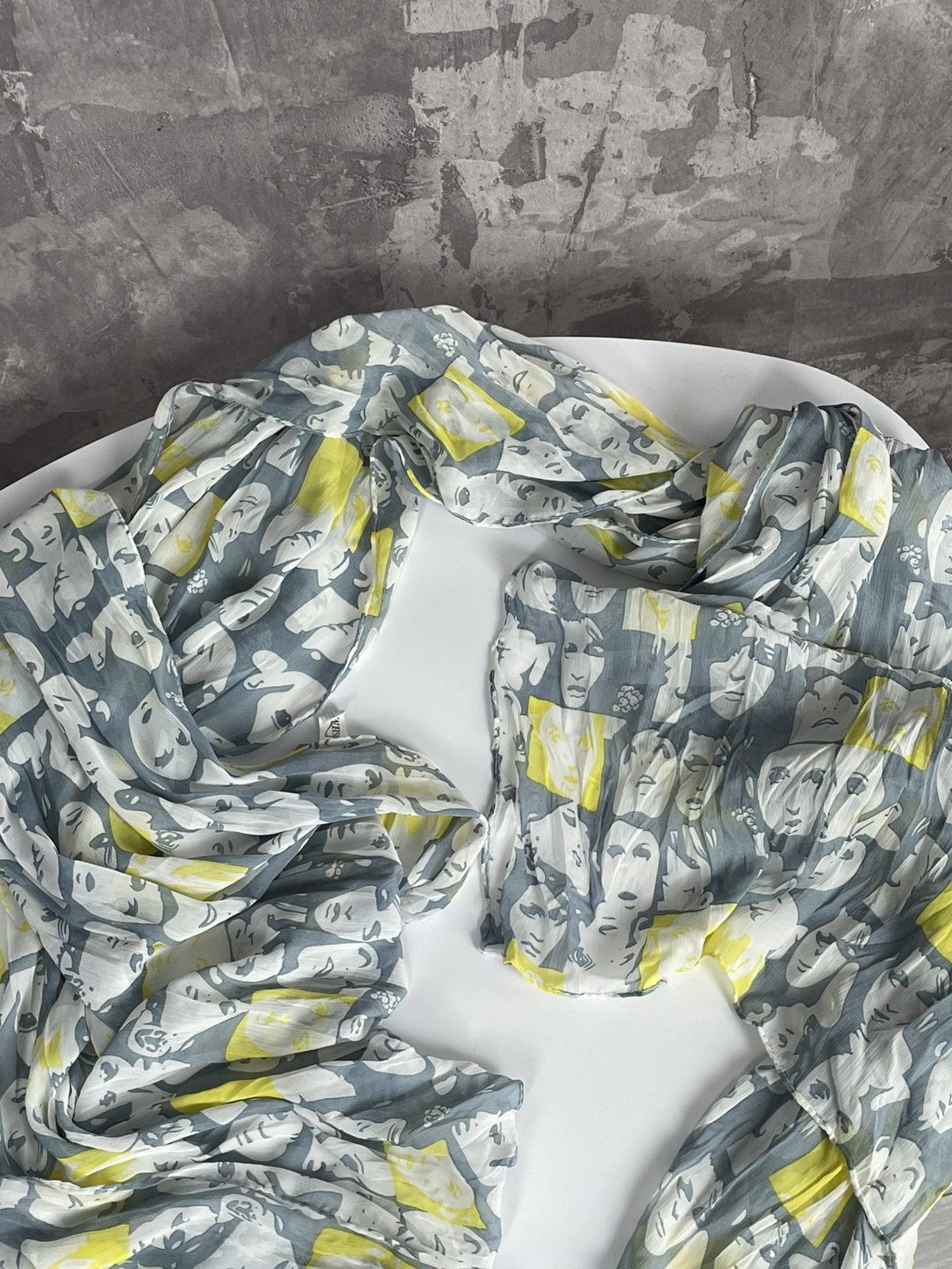 Designer × Japanese Brand Japanese Sexy Logo Mesh Vintage Y2K Scarf Size ONE SIZE - 3 Thumbnail