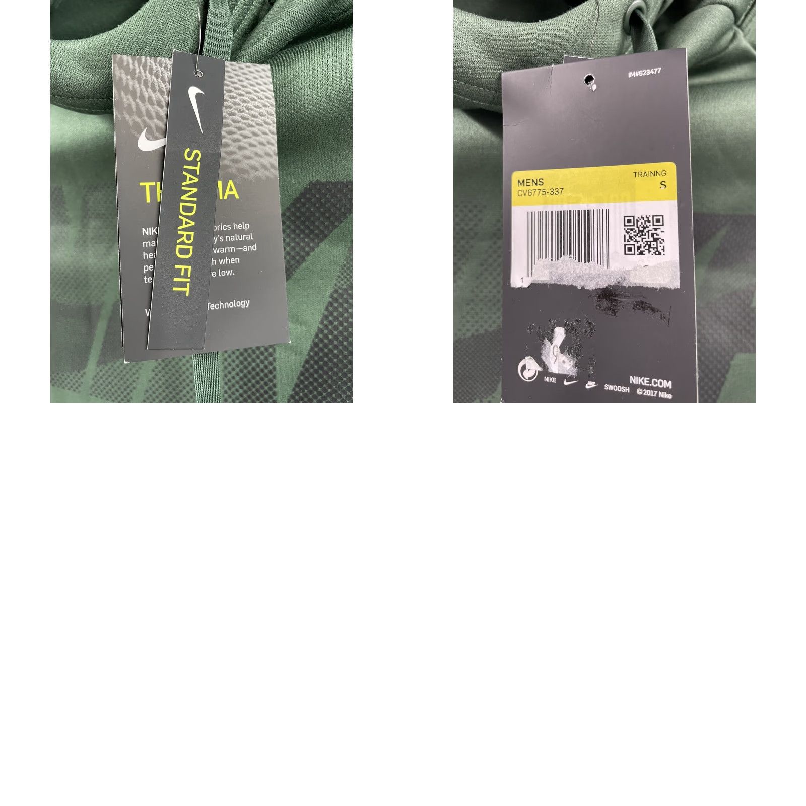 Nike Nike Therma Green Fleece Training Pullover Hoodie SZ S CV6775 337 Dri-Fit Hoodie Mens Regular Long Sleeve Logo Lined Polyester Size US S / EU 44-46 / 1 - 8 Thumbnail