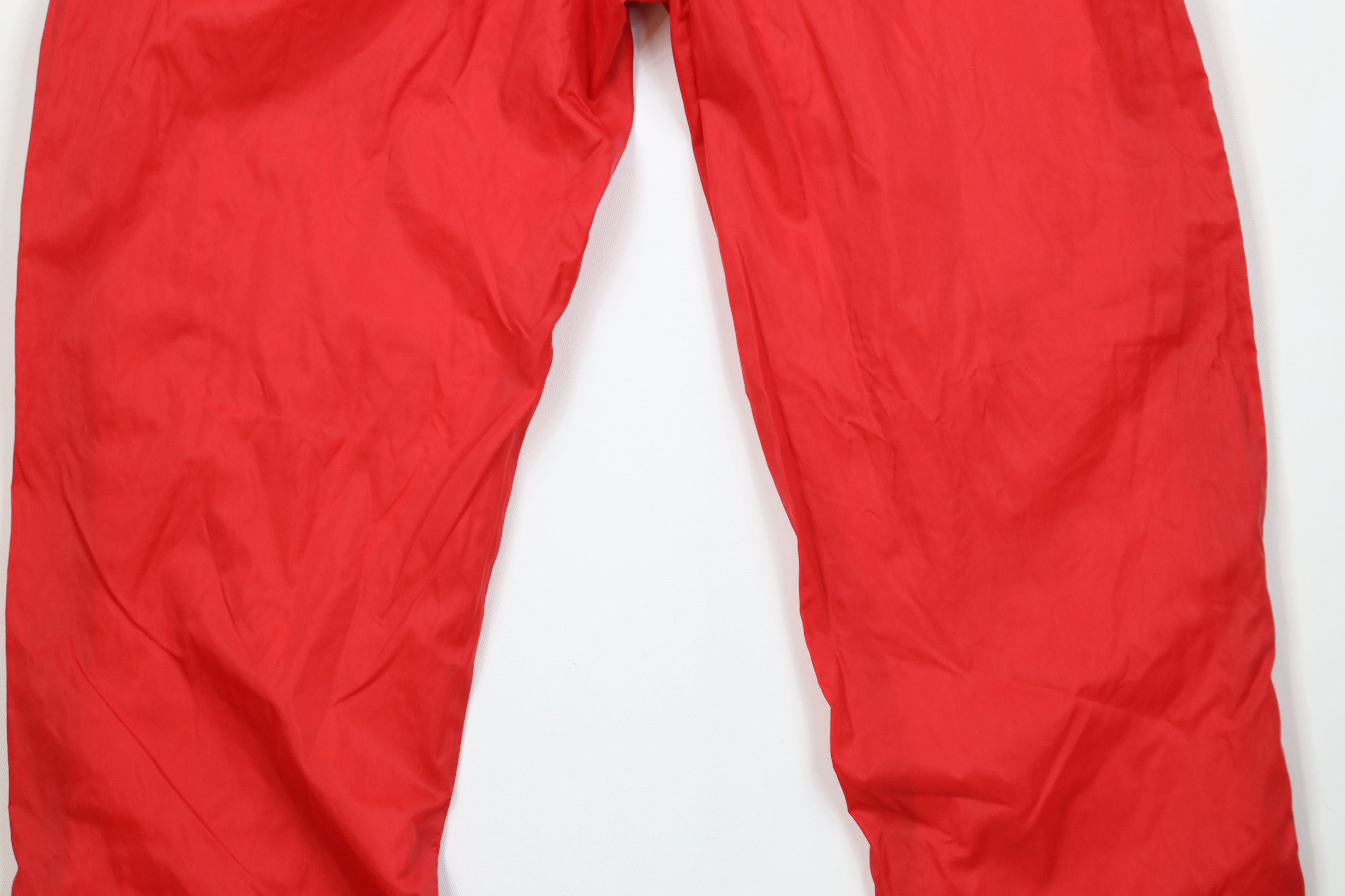 Asics Vintage 90s Asics Spell Lined Windbreaker Joggers Pants Red Size US 34 / EU 50 - 13 Thumbnail