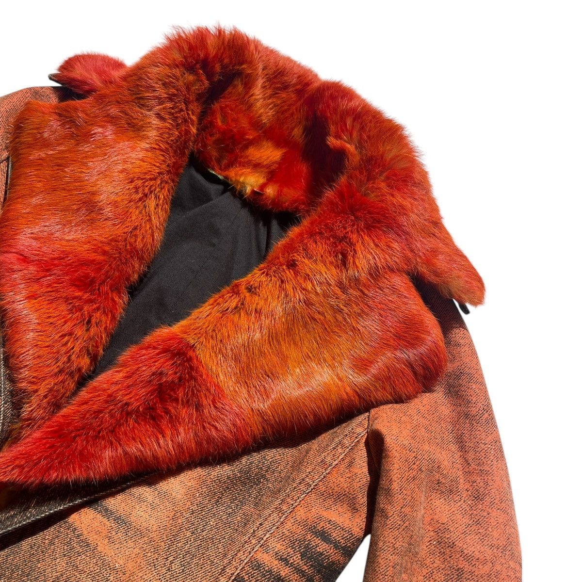 Just Cavalli × Roberto Cavalli Fur ombre trench coat Size S / US 4 / IT 40 - 2 Thumbnail