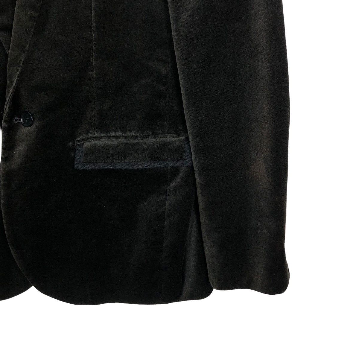 Black Barrett 90’s Black Barrett Neil Barrett Velvet Jacket Double Breast Size US M / EU 48-50 / 2 - 5 Thumbnail
