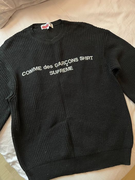 Supreme FW18 Supreme / Comme des Garcons SHIRT Sweater | Grailed