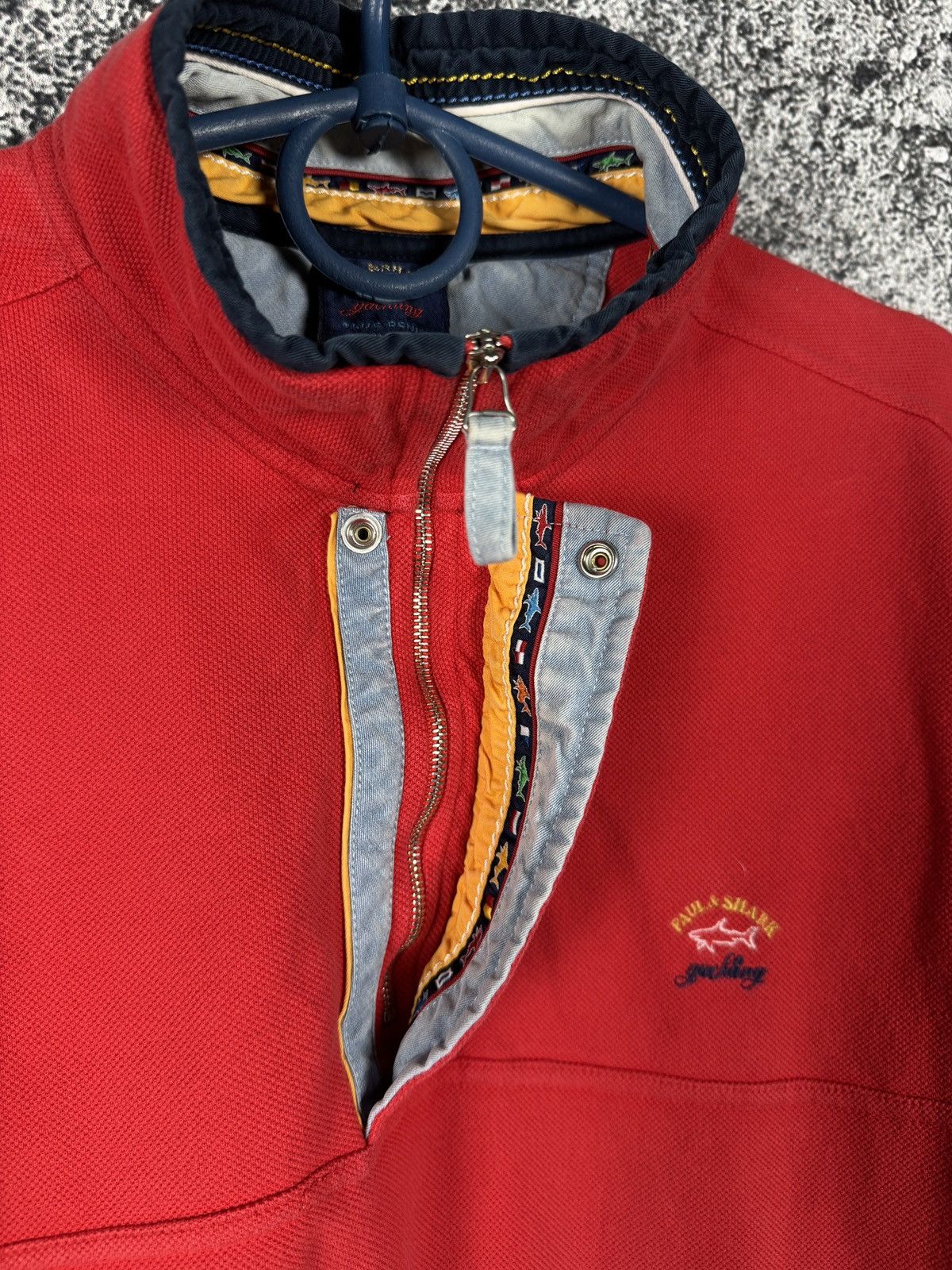 Paul & Shark Men’s Paul Shark 1/4 Zip Pullover Sweatshirt Vintage Size L Size US L / EU 52-54 / 3 - 7 Thumbnail