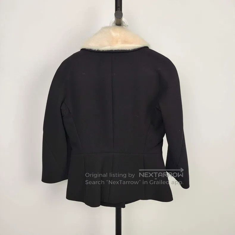 Fendi Fendi Black Cotton Collar Jacket Size XS / US 0-2 / IT 36-38 - 3 Thumbnail