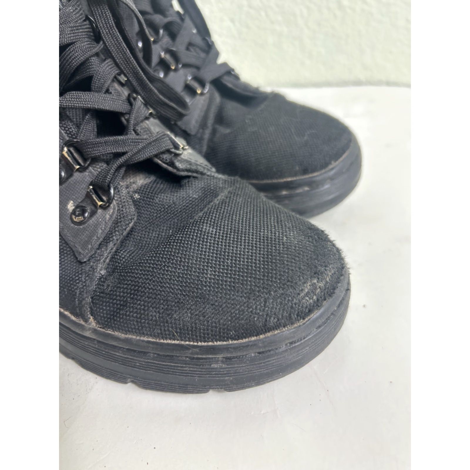 Dr. Martens Dr Martens Combs W Poly Combat Boots Womens Shoes Size 7 Black High Top Docs Style Combat Boots Mens? Womens? 7 Size S / US 4 / IT 40 - 4 Thumbnail